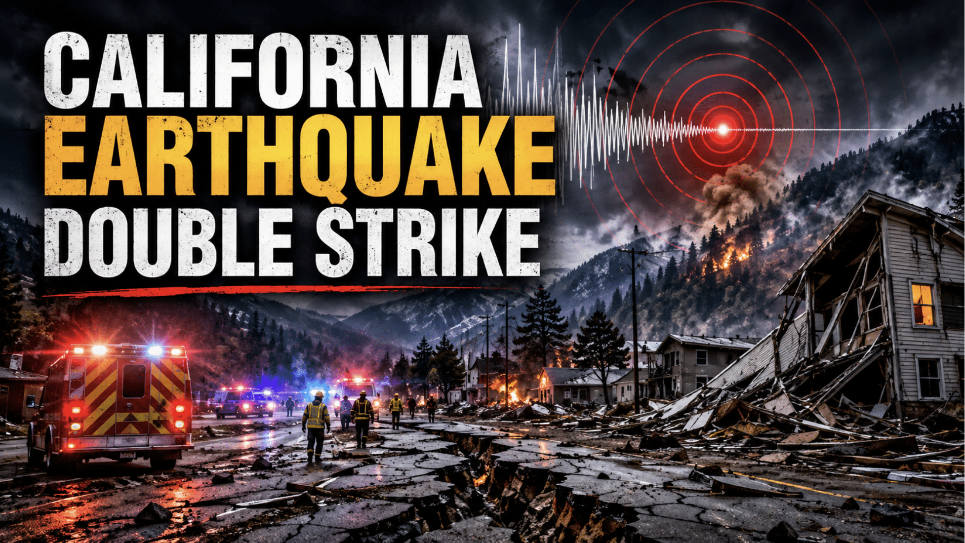 Back to Back 4.5 and 4.1-magnitude earthquakes strike Trinity County, CA