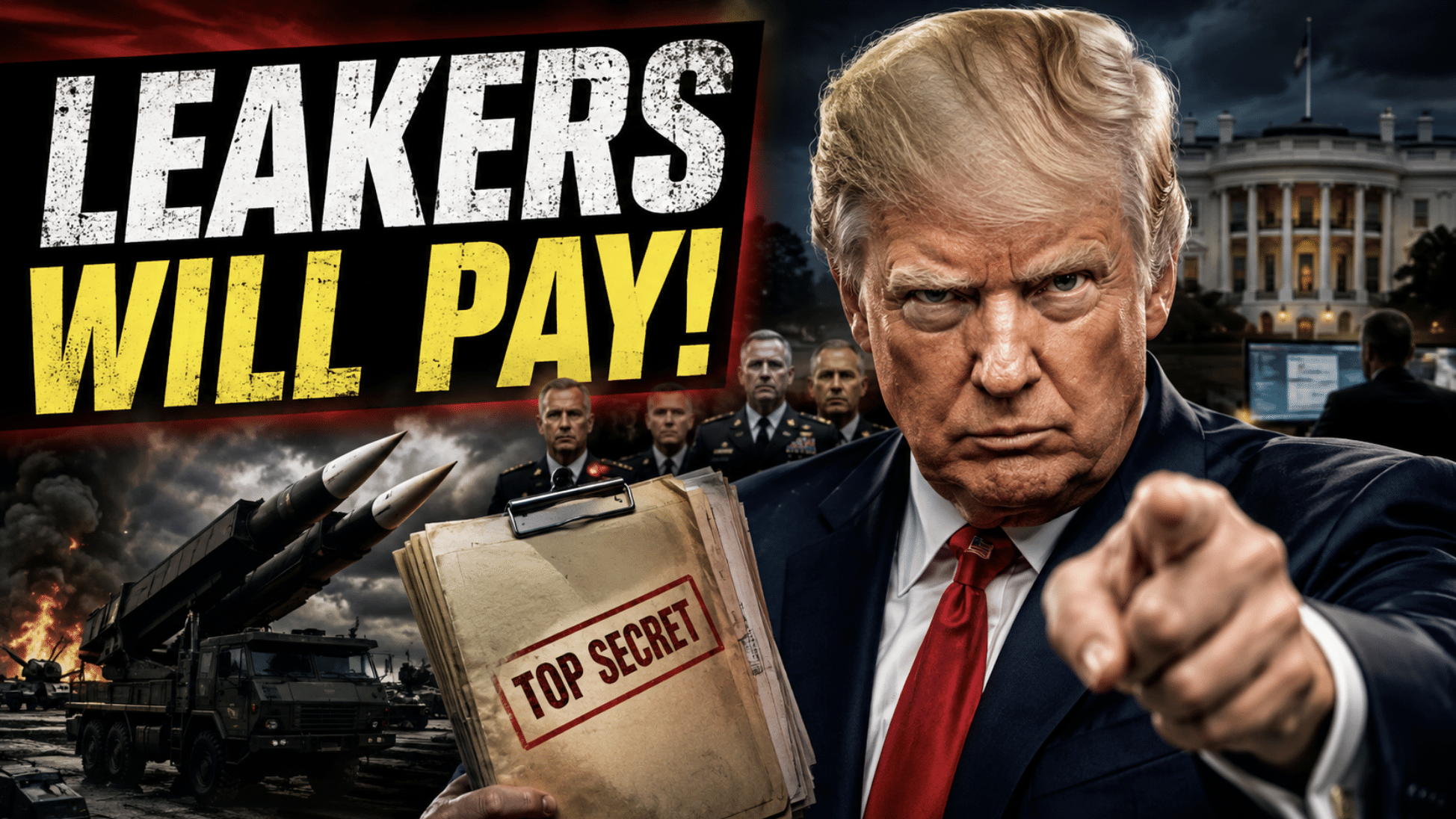 Furious Trump vows jail for ‘treasonous leakers’ over missile shortage report