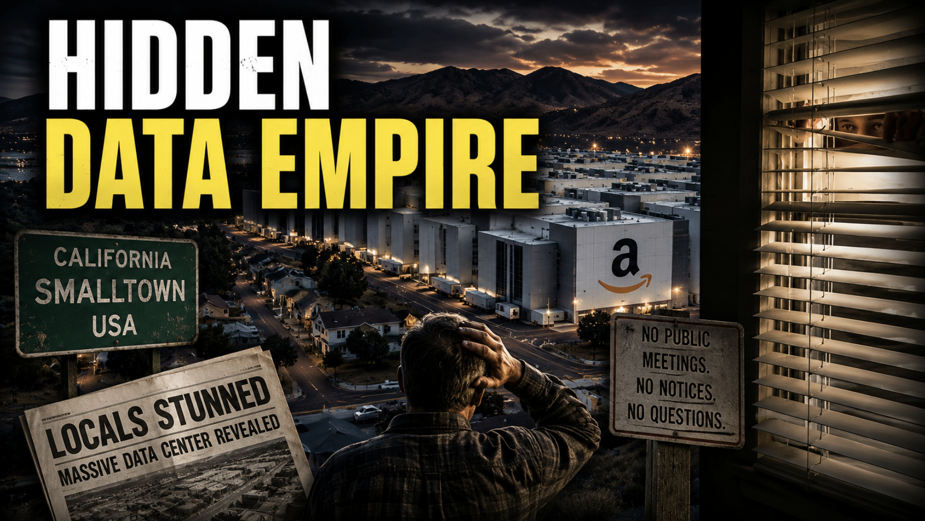 Amazon Built a Data Center in a California Town Without Anyone Noticing