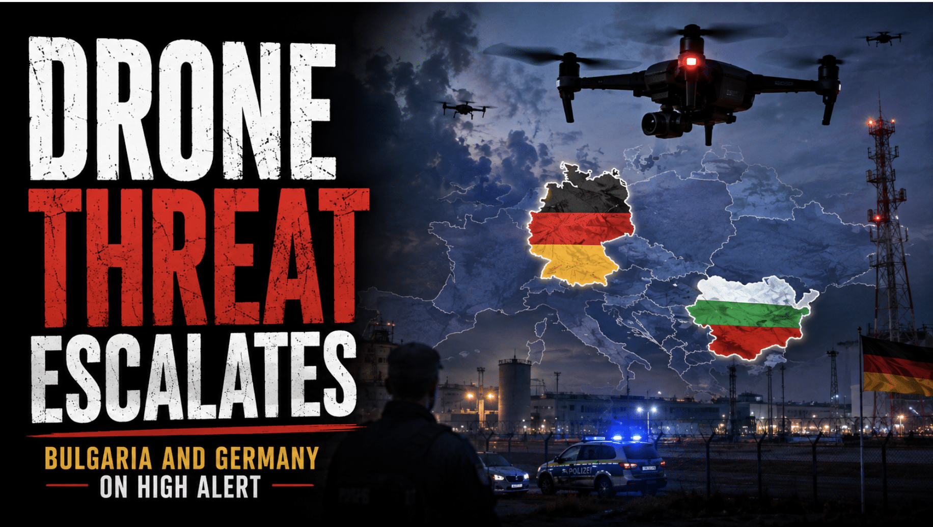 Drones spotted in Bulgaria and Germany raise concerns about Russian escalation