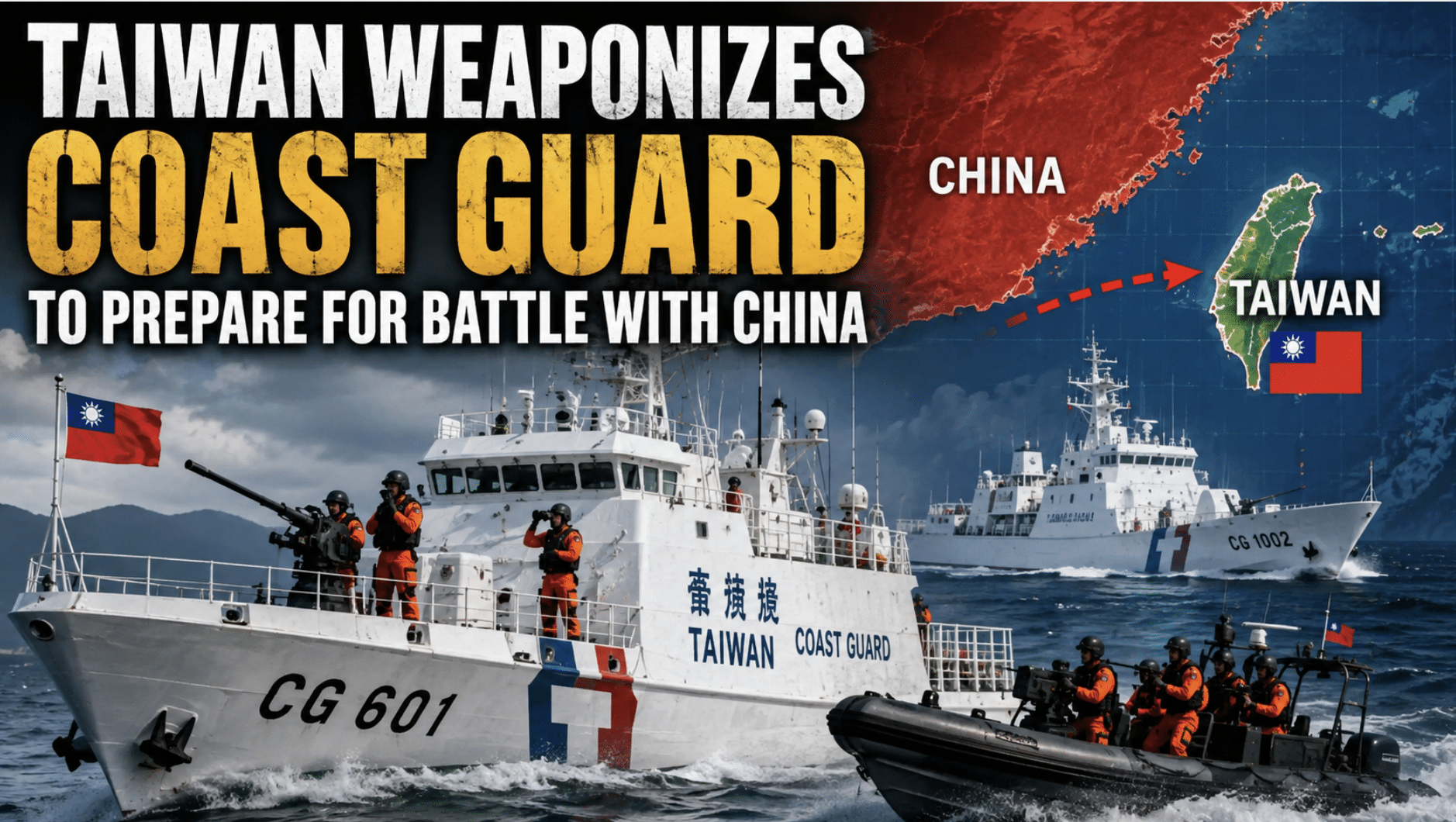 Taiwan Weaponizes Coast Guard to Prepare for Battle With China