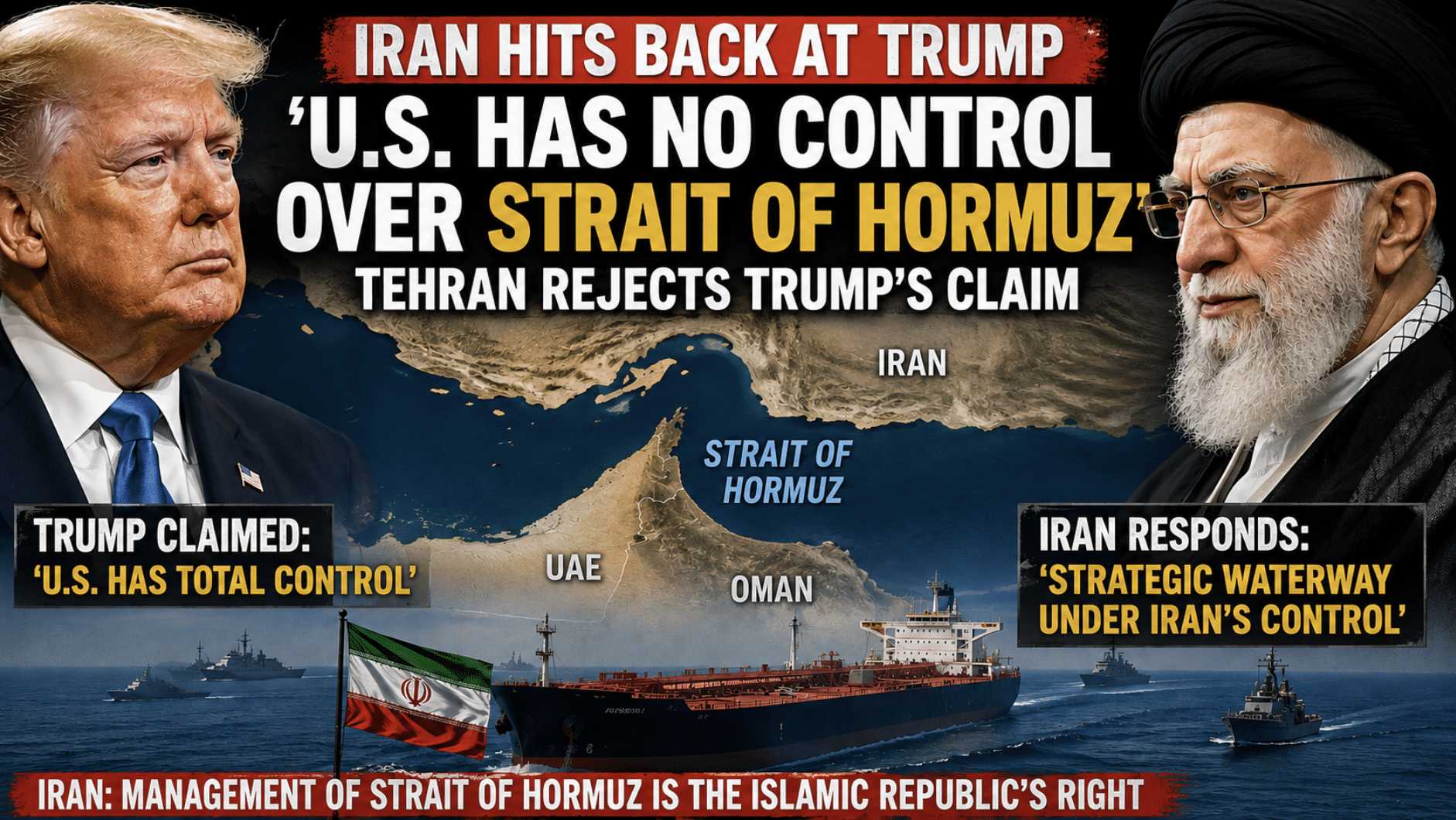 Iran laughs at Trump’s claim that the US has ‘total control’ of Strait of Hormuz