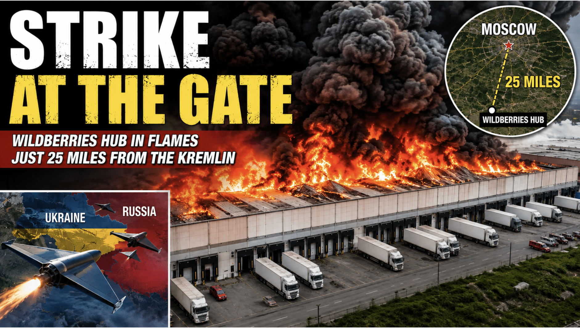 Moscow ‘under siege’ as Ukraine unleashes massive drone attack at ‘Russia’s Amazon’