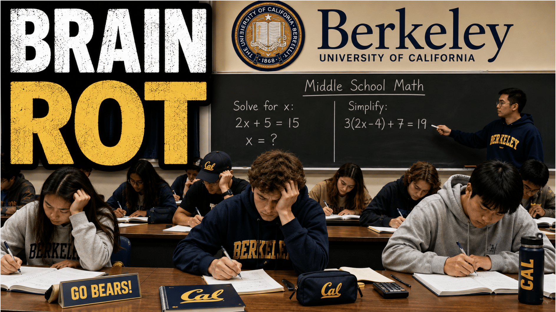 Some students at Berkeley University can’t even do middle school math