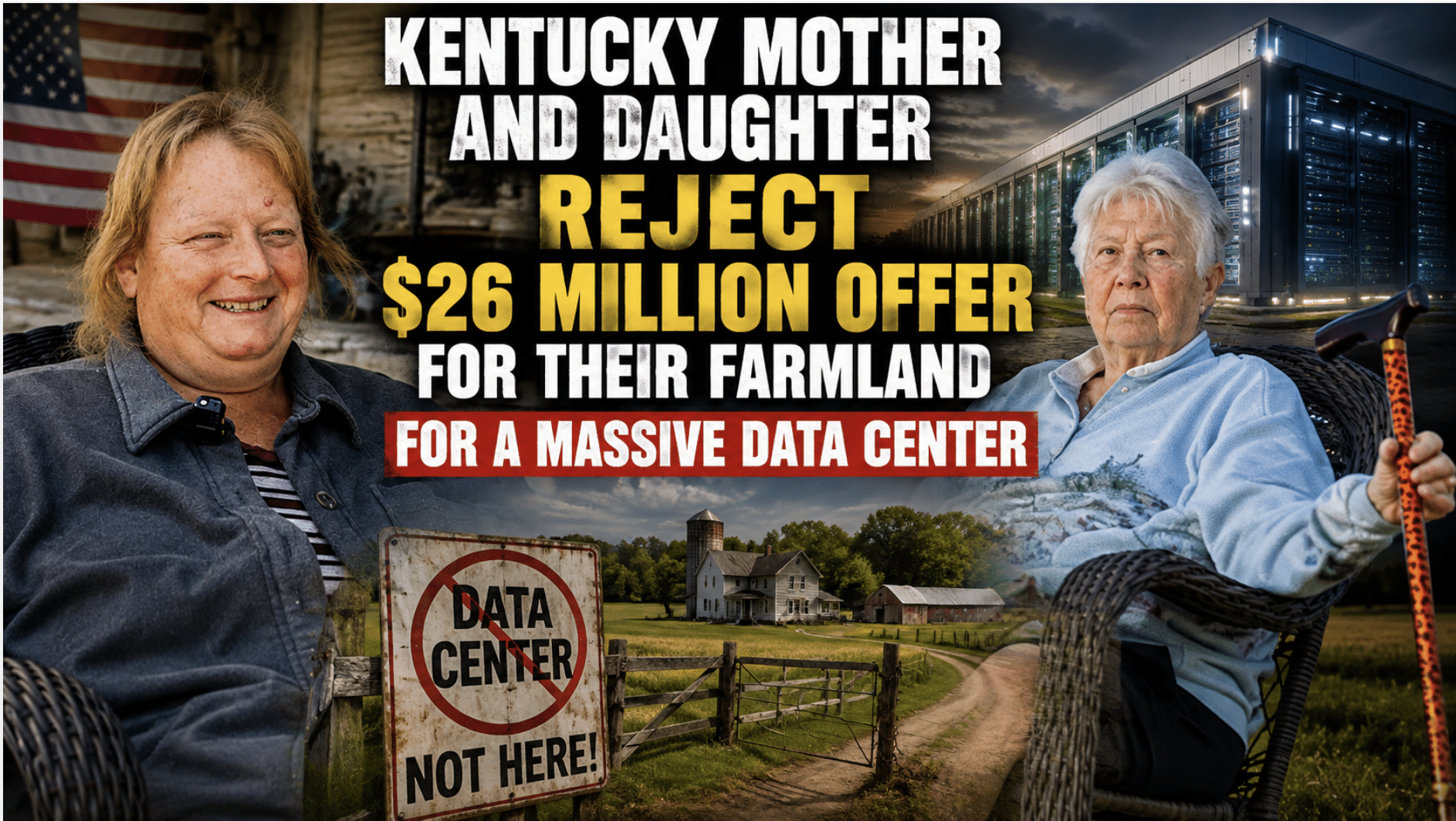 Kentucky Mother and daughter reject $26million offer for their farmland for a massive data center