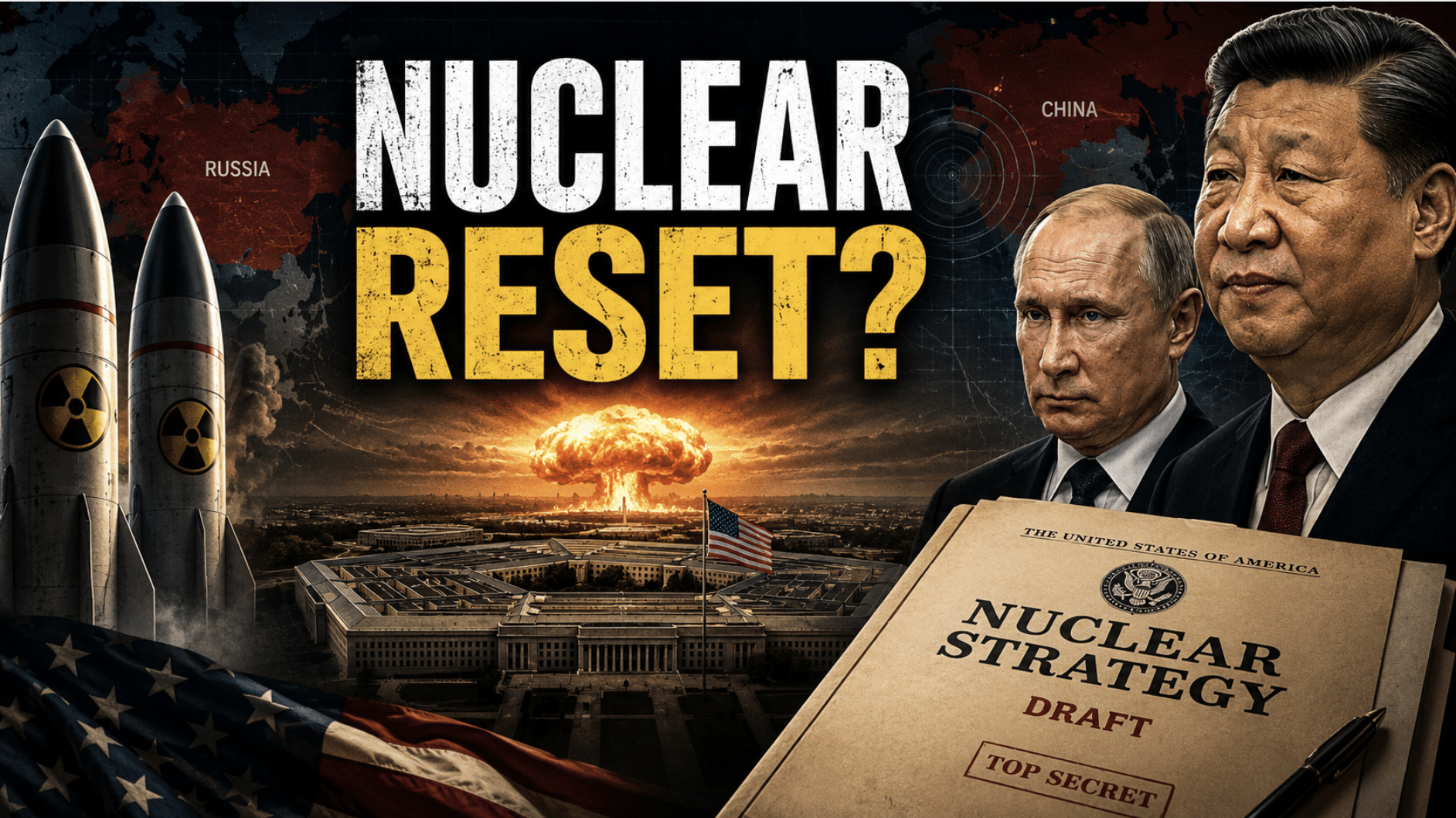 Pentagon drafting a new U.S. nuclear strategy in case of regional war with China or Russia