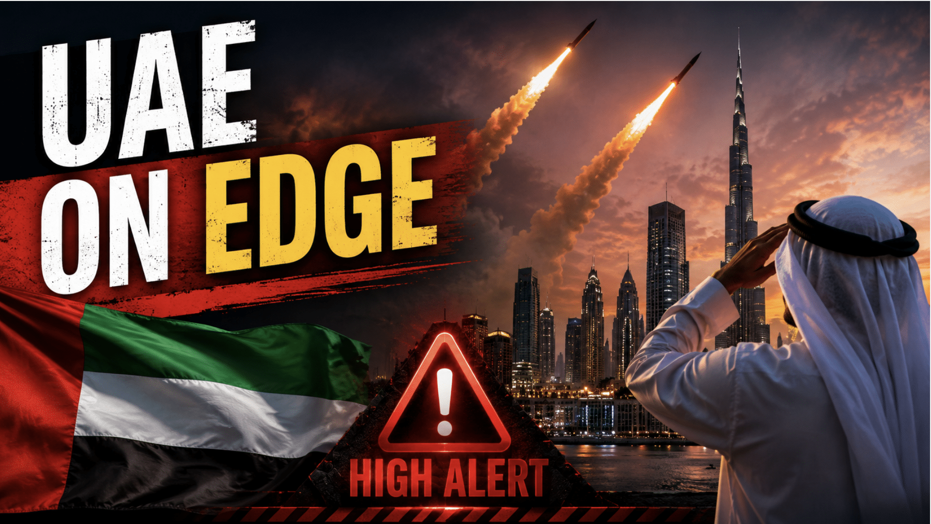 UAE on ‘high alert’ after detecting two ballistic missiles launched from Iran