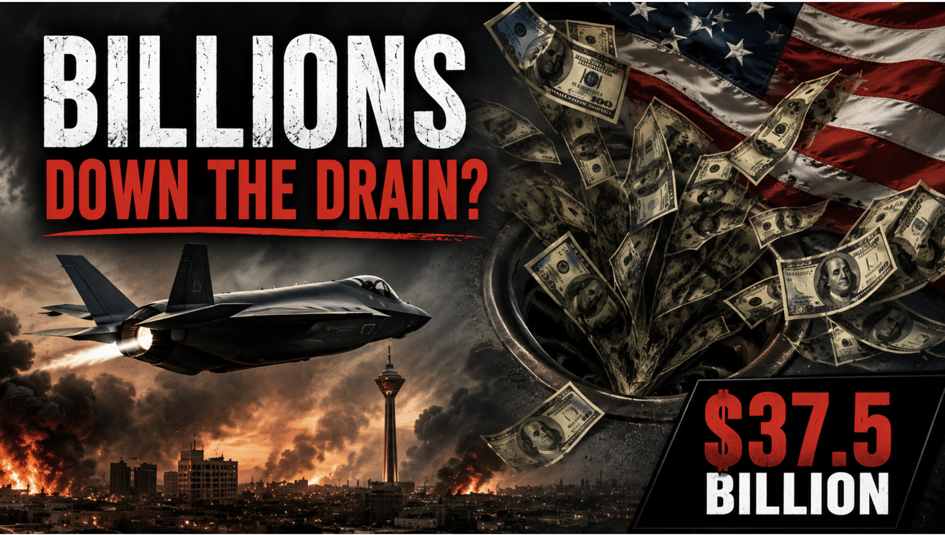 The 2 week war in Iran nears 6 months and has now cost the US $37.5 billion so far and nothing has changed