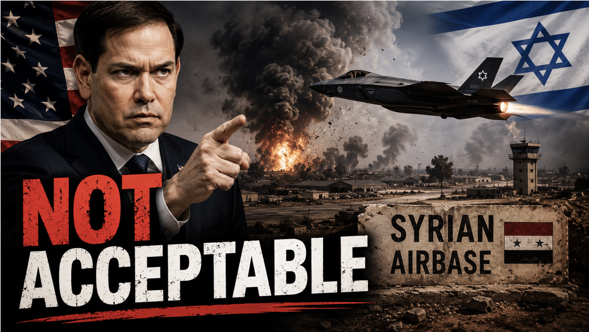 Trump Admin rebukes Israel for carrying out strike on Syrian Airbase