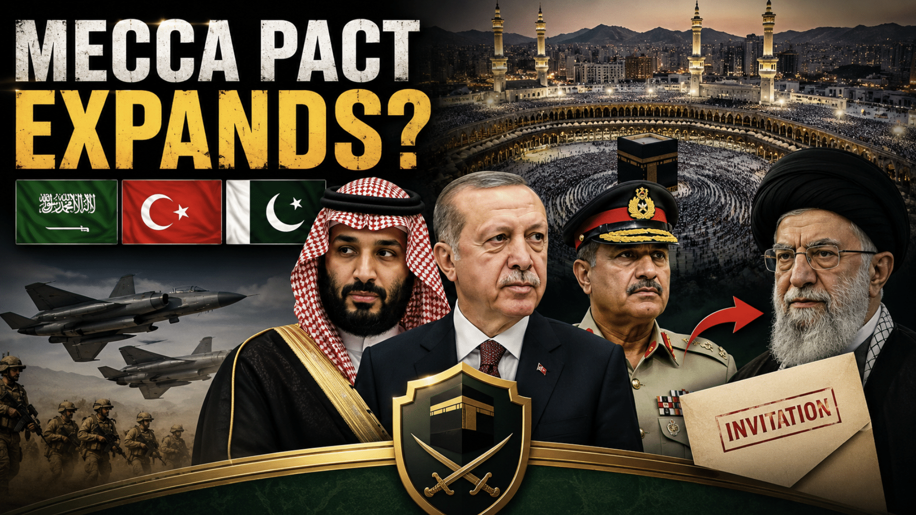 Saudi Arabia, Turkey, Pakistan invited Iran to join newly-established Mecca defense pact