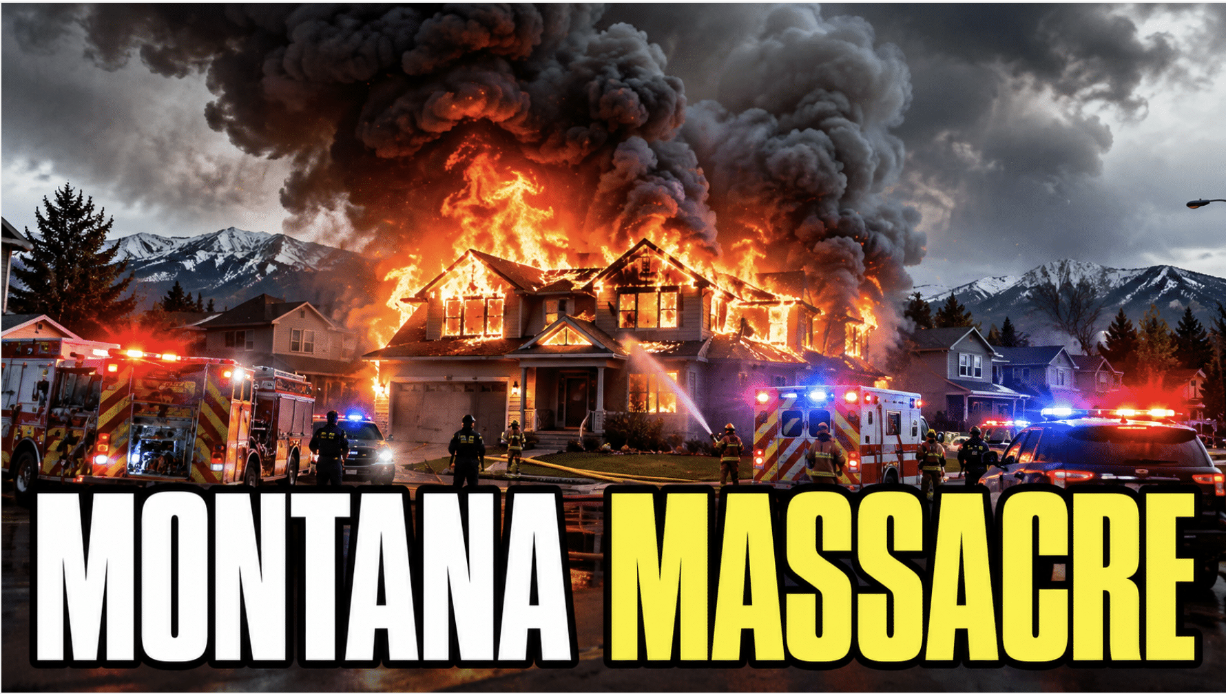 At least 8 killed, including children, in shootout at Montana home before suspect burns property to the ground