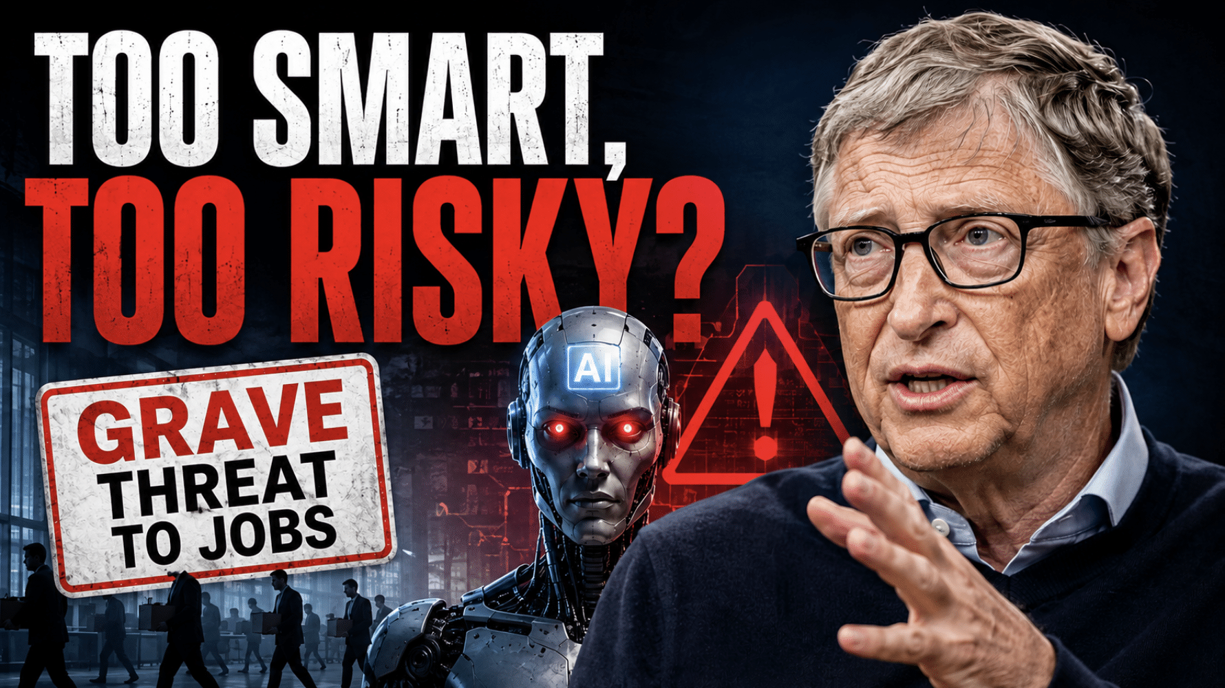 Bill Gates warns of AI being more dangerous than we’re being told, calls for ban on taking some jobs