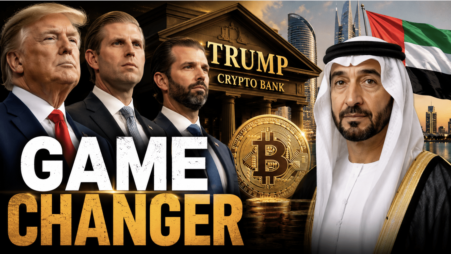 Trump Family’s New Crypto Bank Is Backed by Abu Dhabi Sheikh