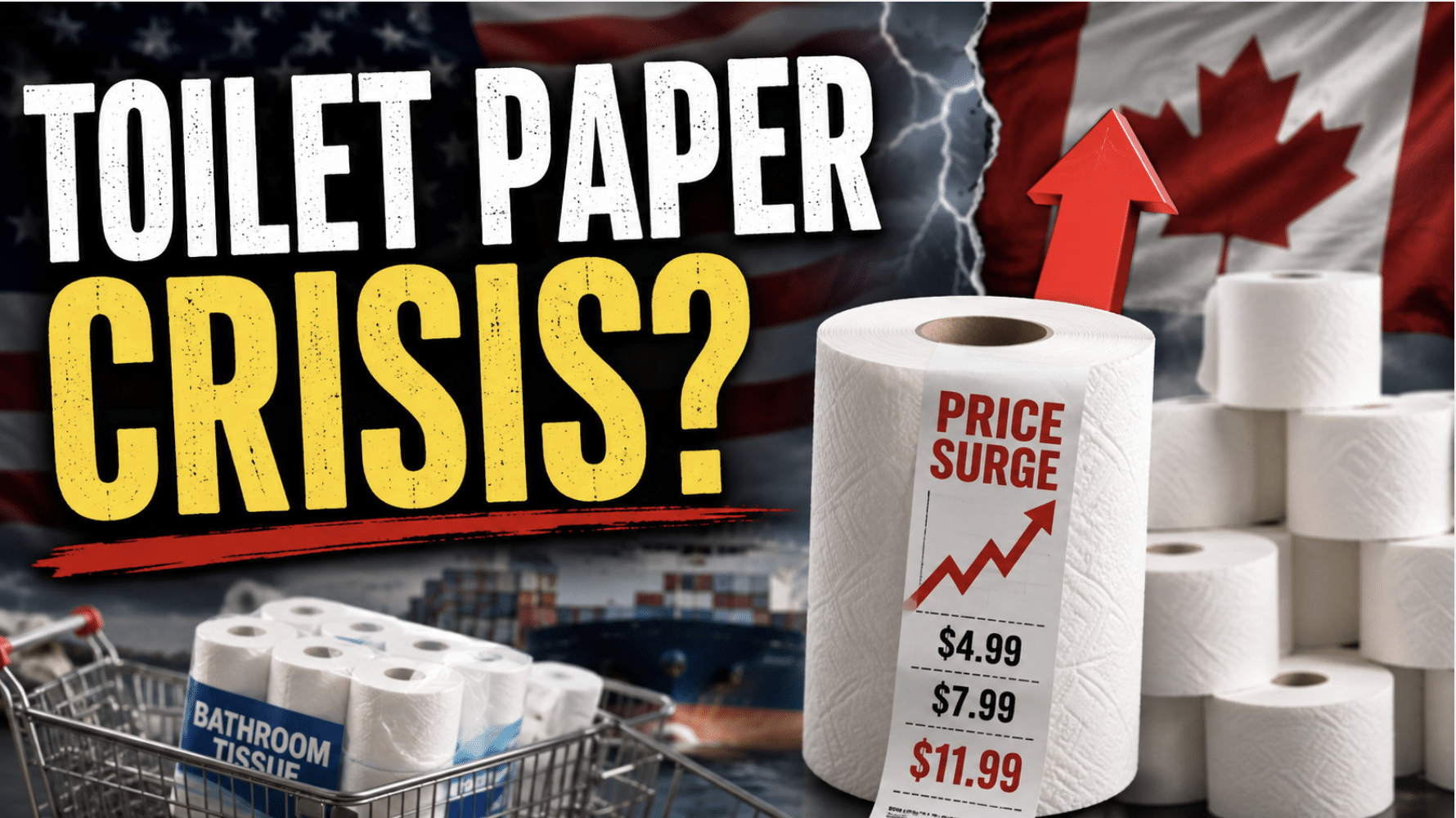 US faces surging toilet paper prices amid trade war with Canada