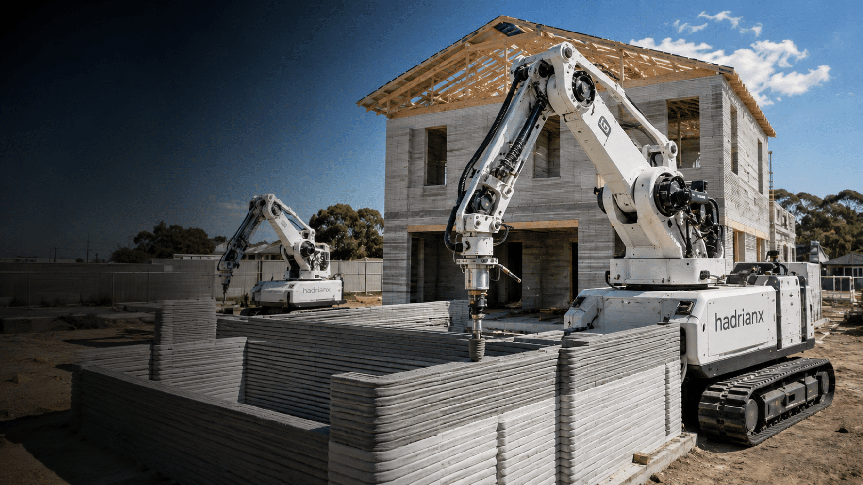 Researchers and students at University of Florida test robots to build homes faster, potentially lower costs