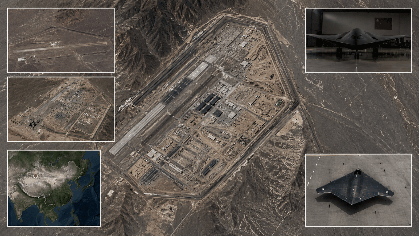 China is rapidly expanding a secretive airbase likened unto Area 51 in the northwest of the country