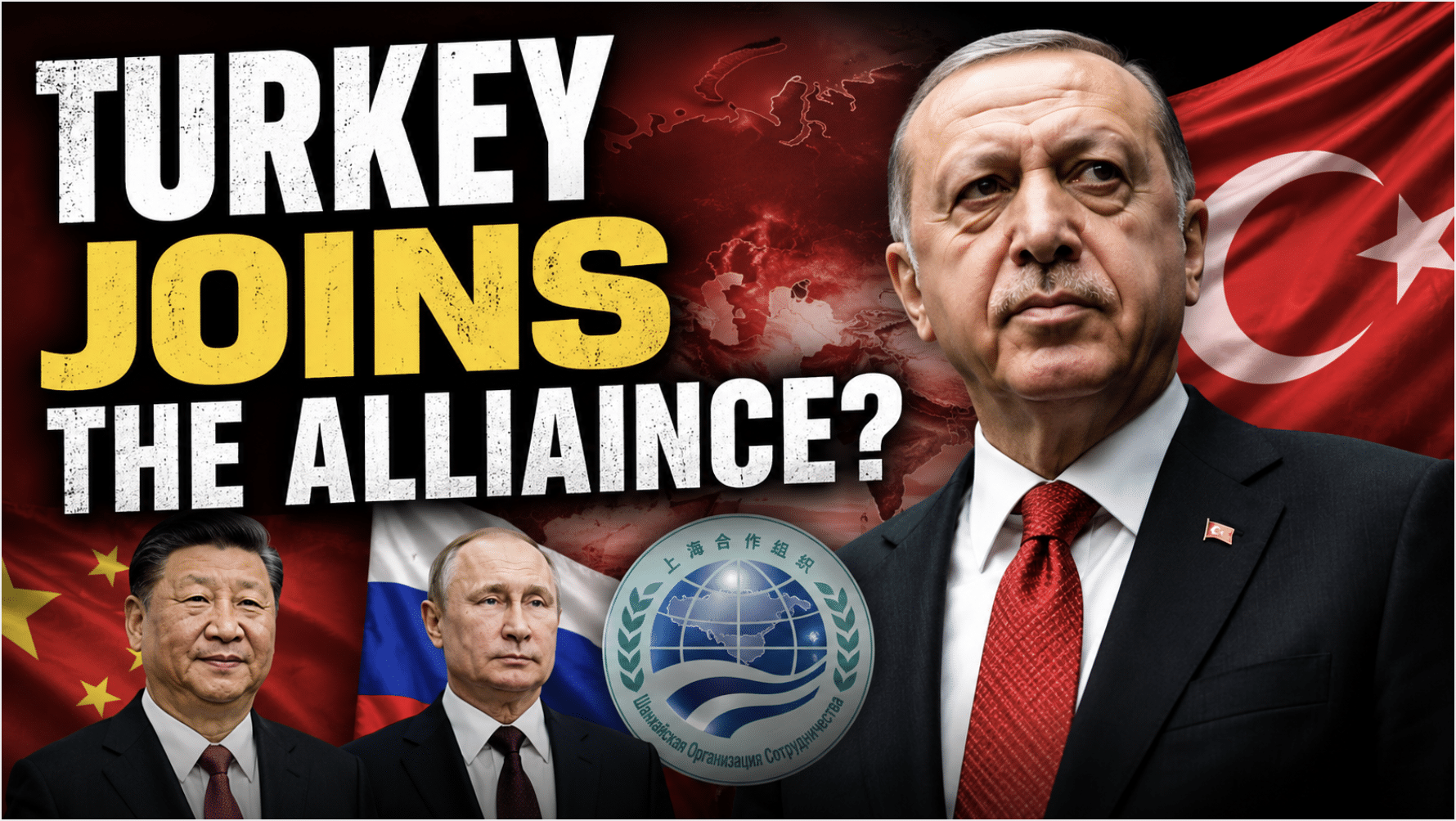OH NATO: Erdogan says Turkey would consider full membership of China- and Russia-led security bloc