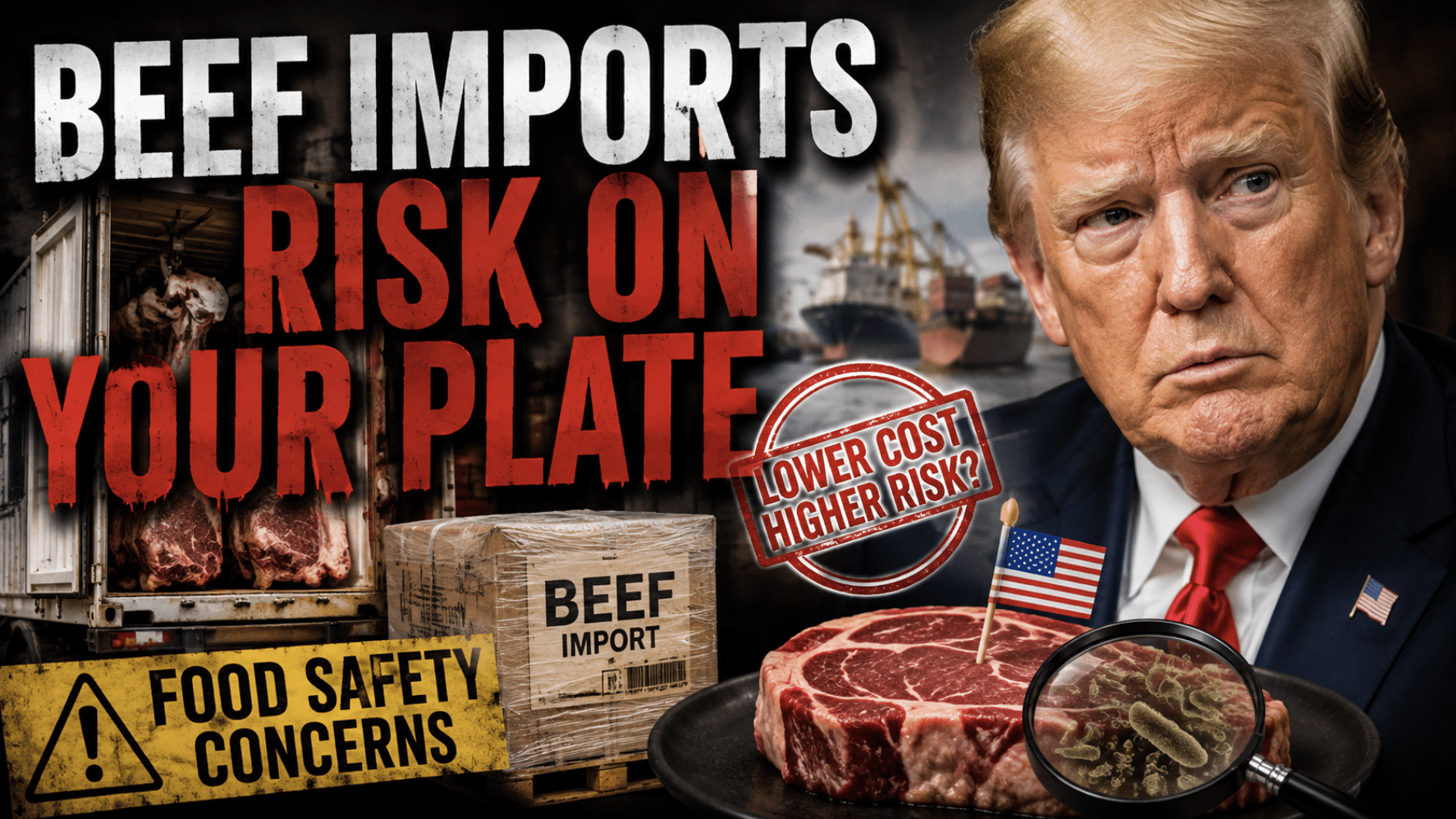 Trump’s lower-cost beef imports raise concerns for food safety