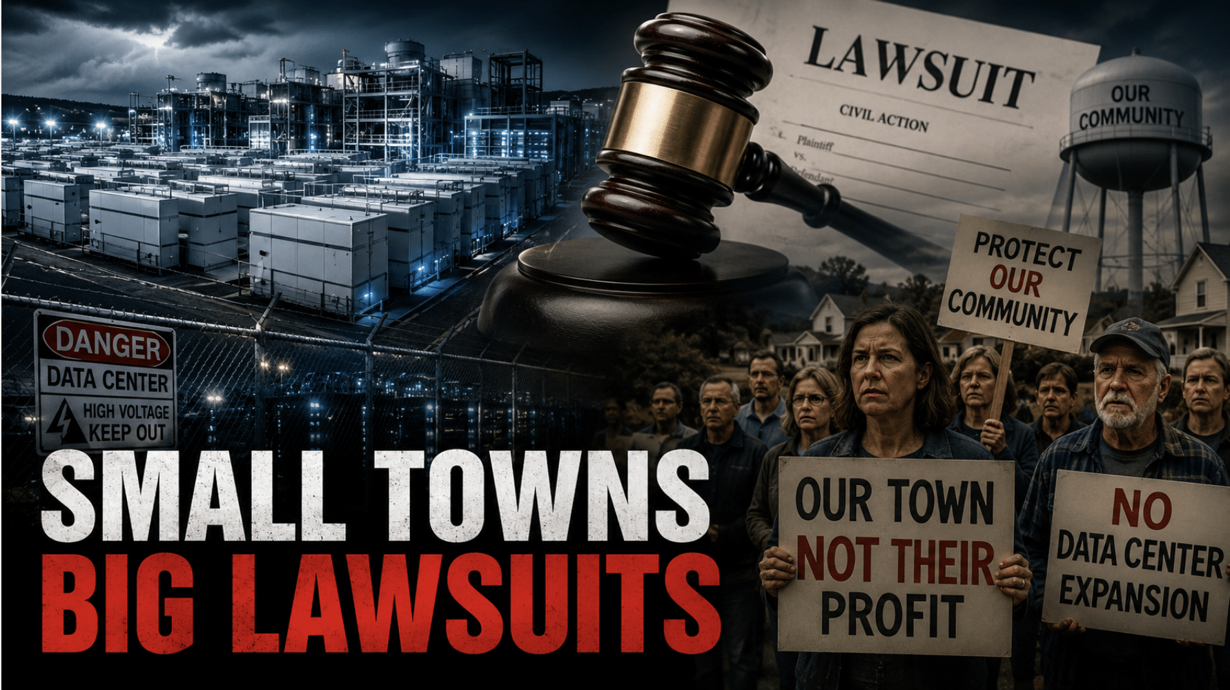 Americans Fighting Data Centers Face Lawsuits From Local Communities