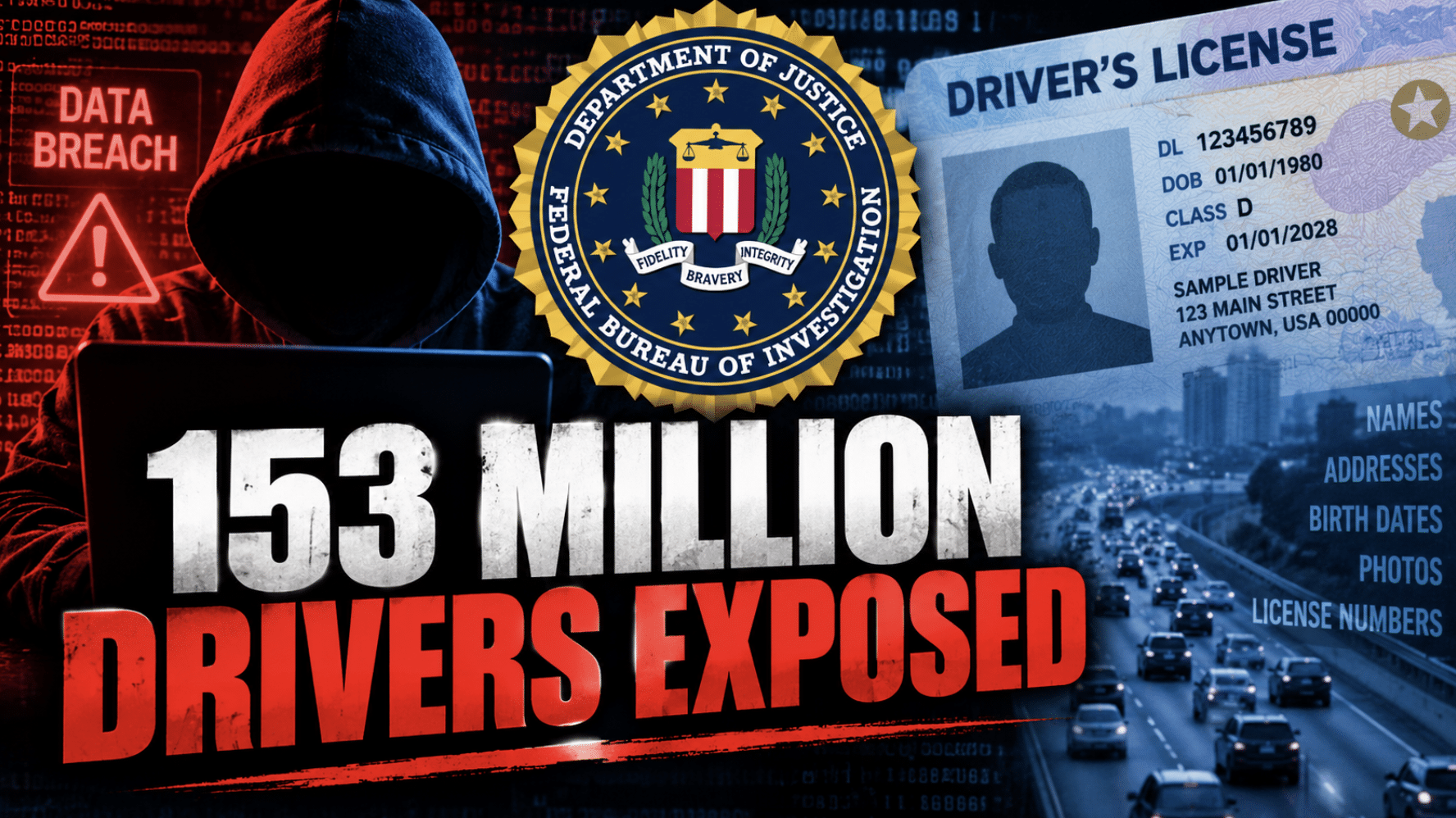 FBI investigating potential data breach of more than 153 million driver’s license records