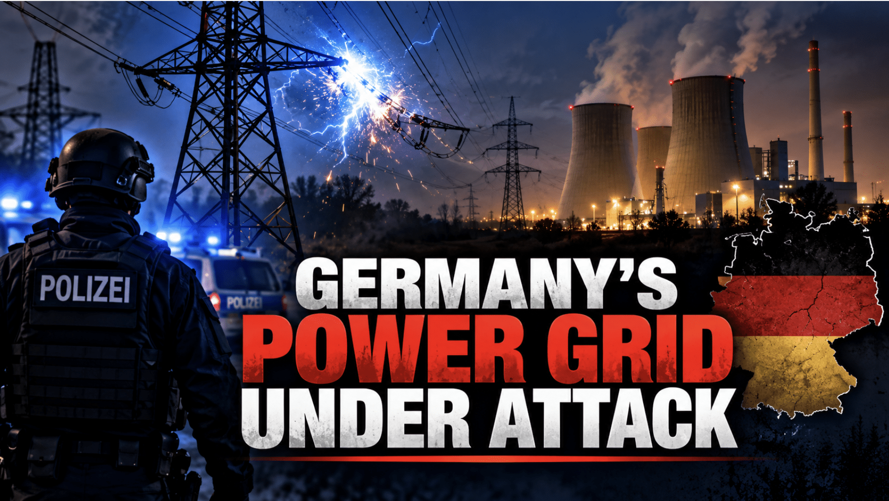 Manhunt Arrest in Germany Over Rocket Attacks Against High Voltage Power Lines
