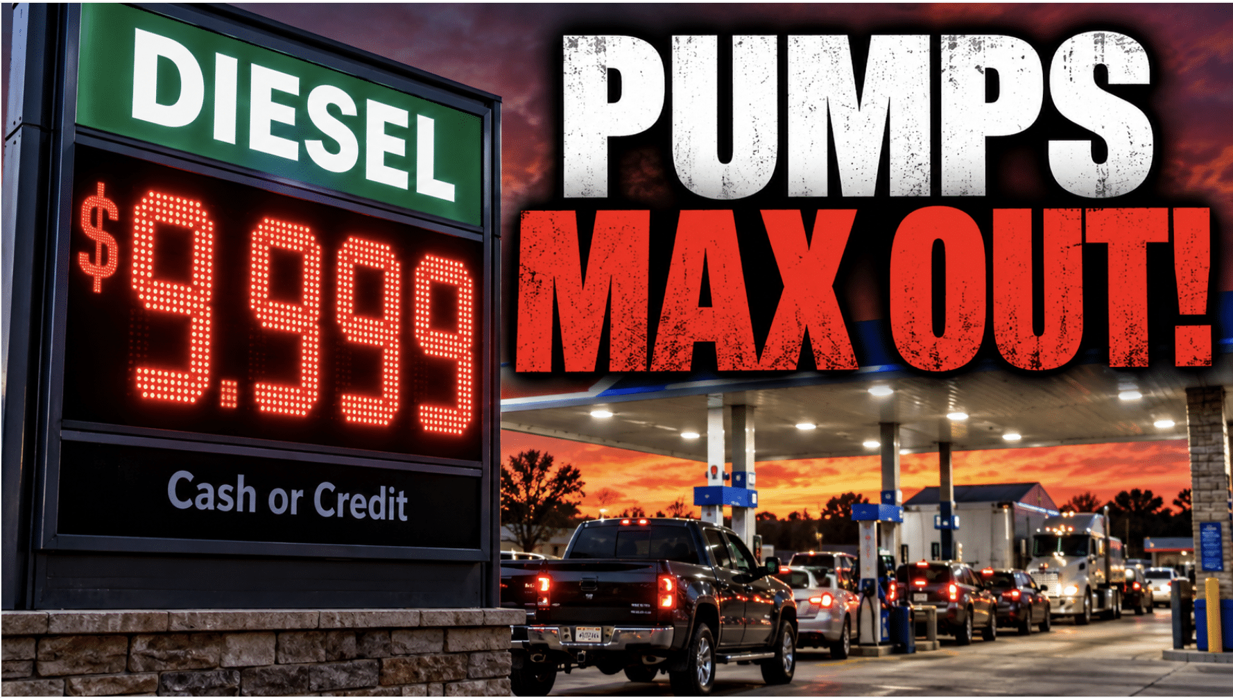 US gas stations begin maxing out pump displays at $9.999 prices