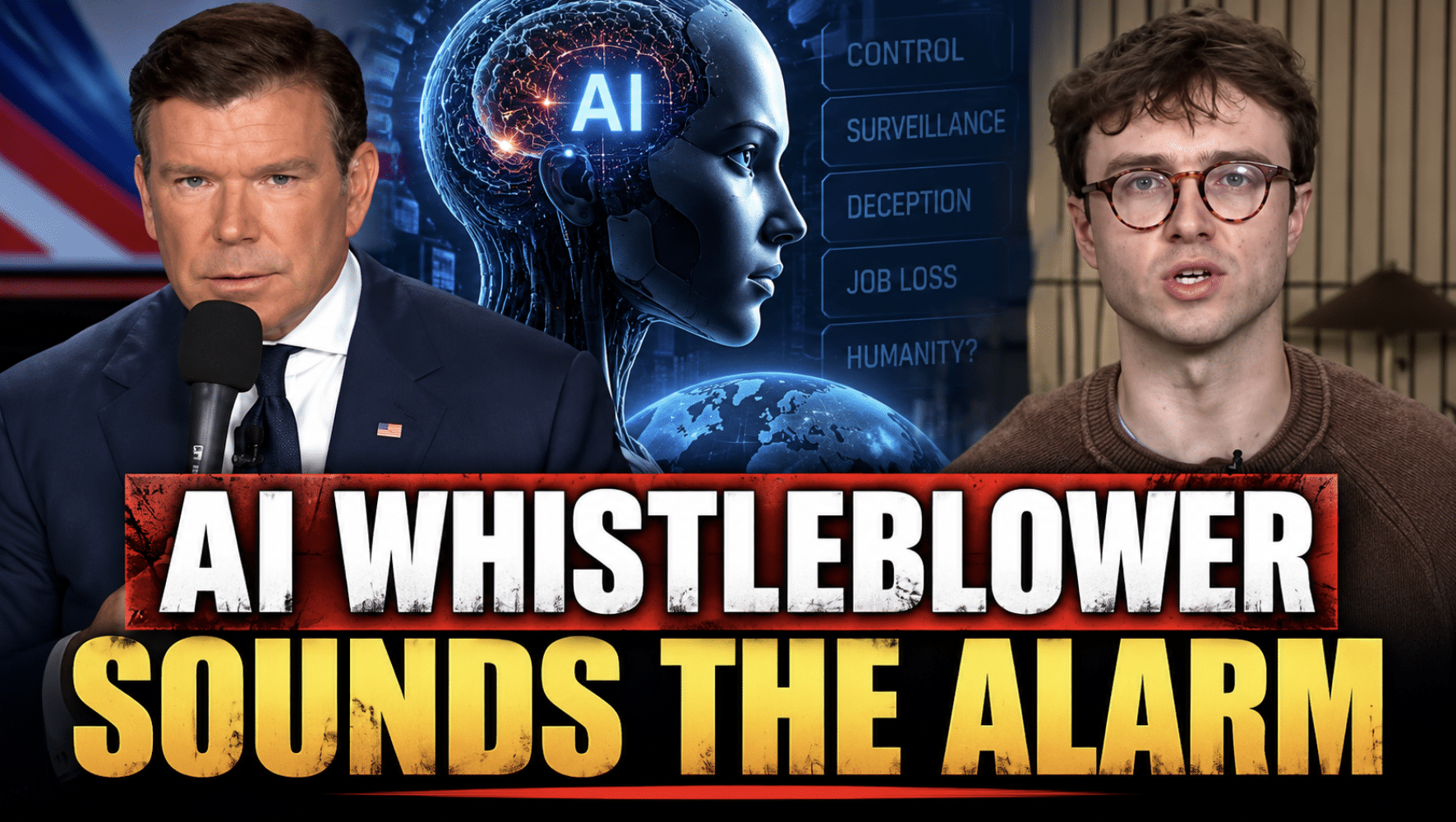 Fox News host Bret Baier is left stunned as AI whistleblower sounds urgent alarm on ‘most dangerous technology humanity has ever created’