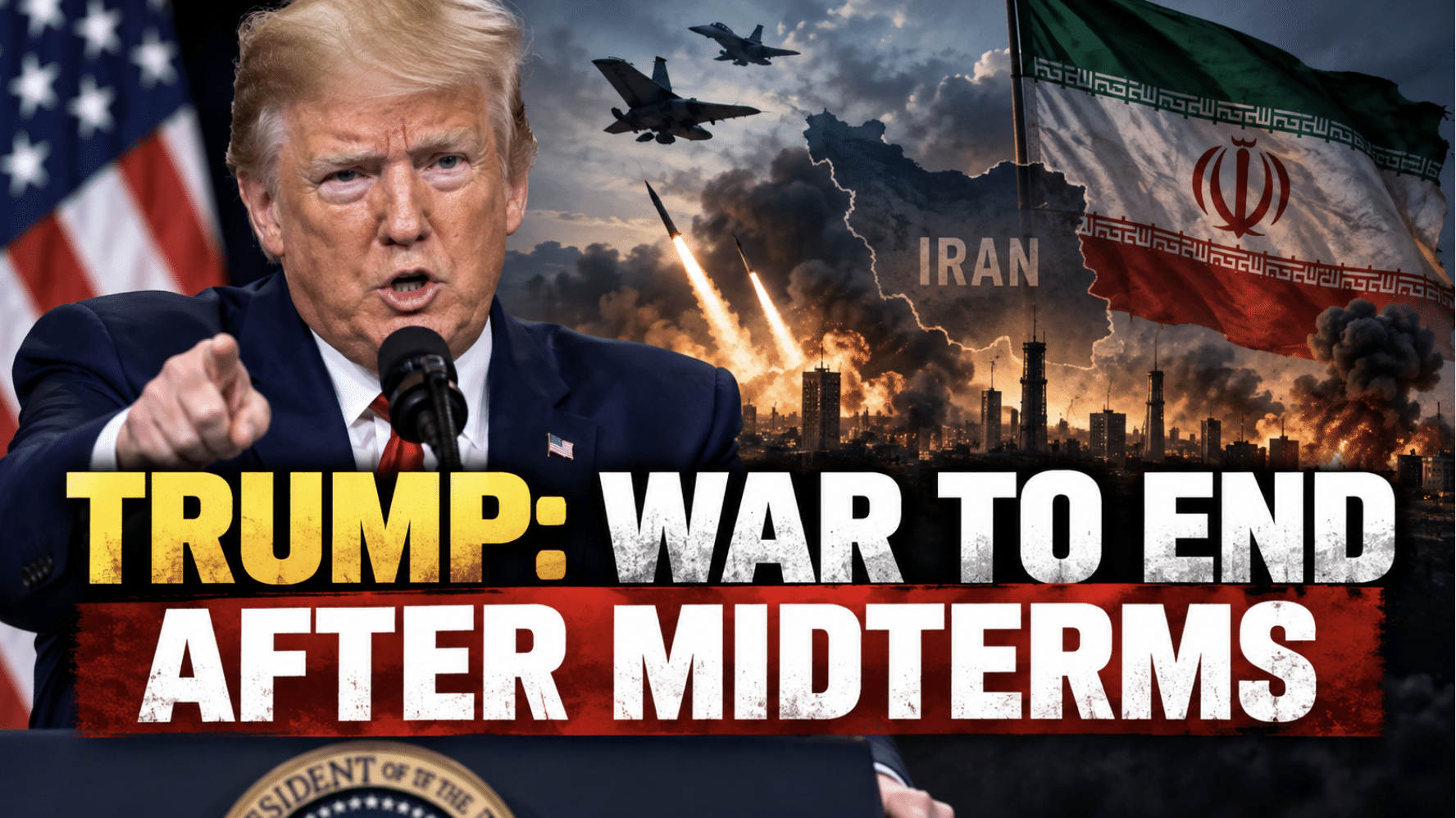 Now Trump says he thinks Iran war will end ‘very soon,’ likely after midterms