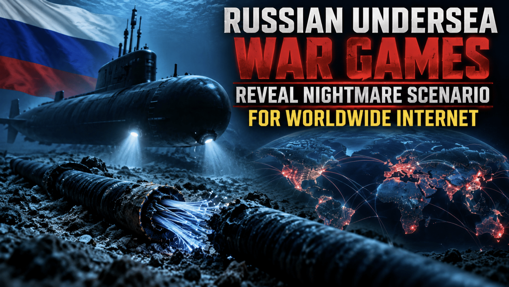 Russian Undersea War Games Reveal Nightmare Scenario for Worldwide Internet