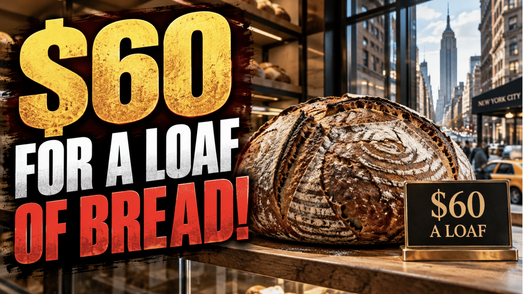 NYC is charging 60 bucks for one loaf of bread