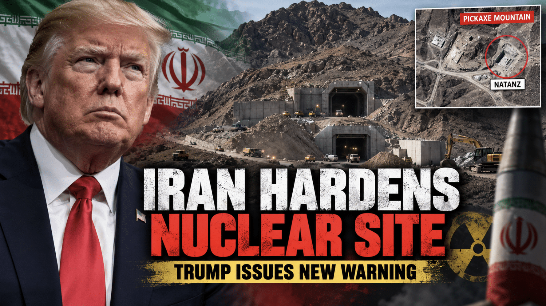 Now they are telling us that fresh activity is emerging from Iran’s deeply buried nuclear site as Trump threat looms