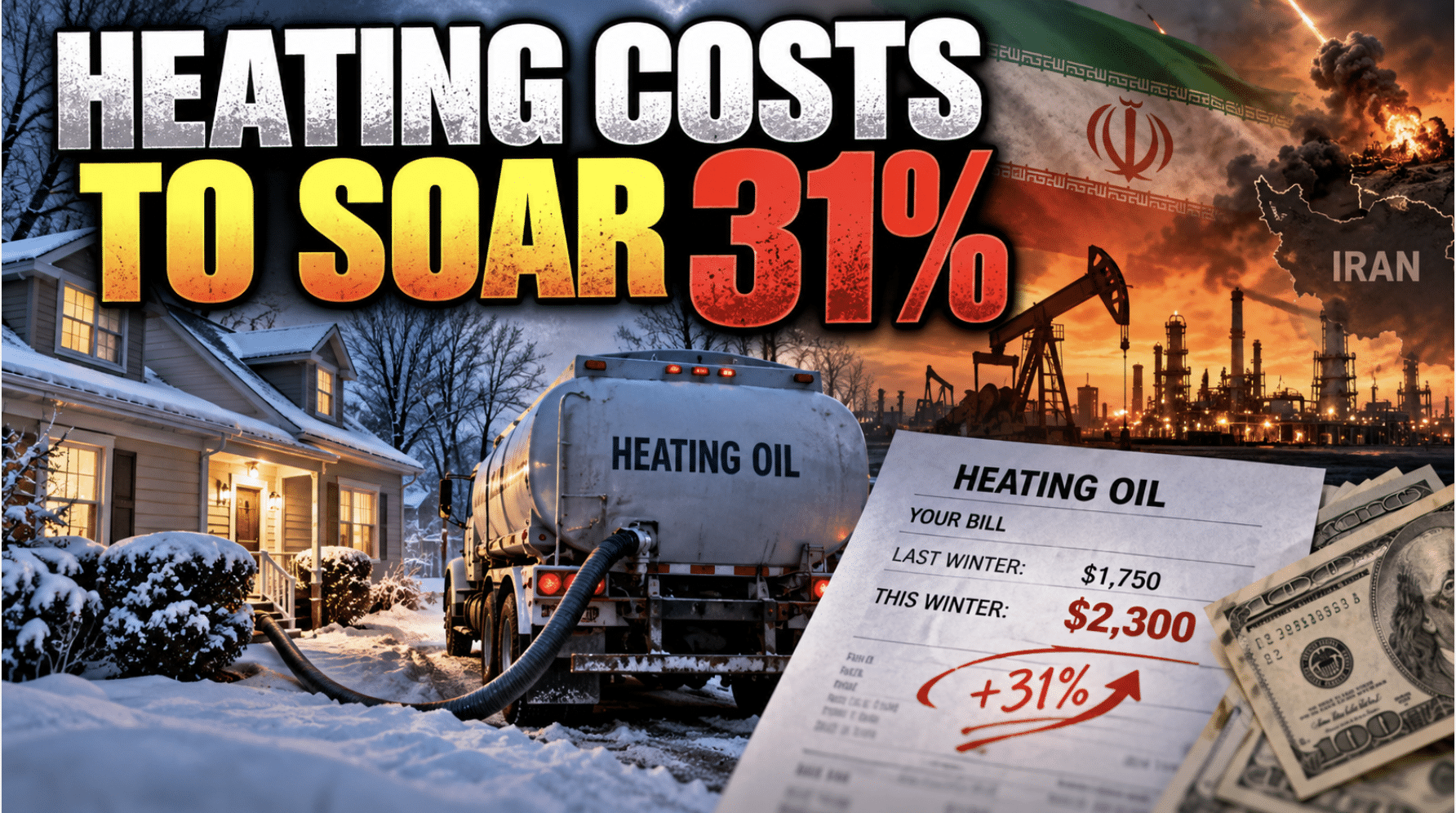 Get ready for a 30% jump in heating oil costs this winter as Iran war drives up prices