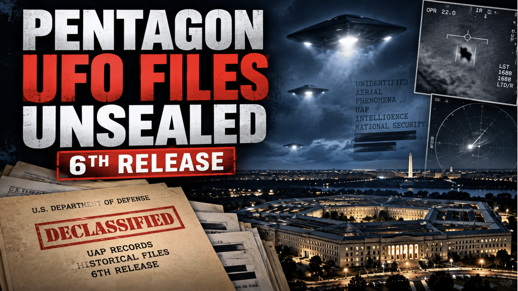 Pentagon releases sixth batch of UFO files and still no “Smoking Gun”