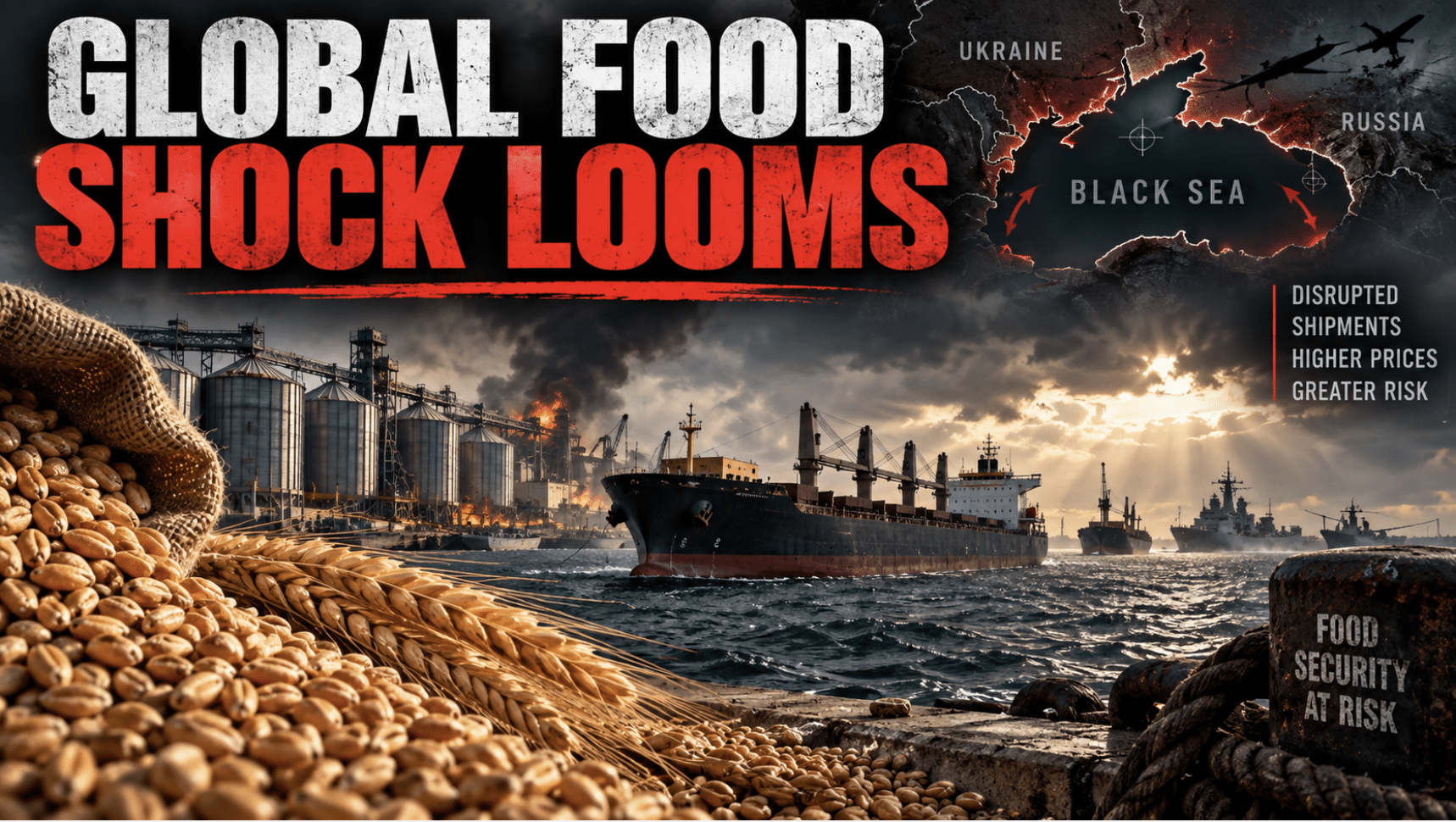 Black Sea Blockade Threatens a Food Supply Shock
