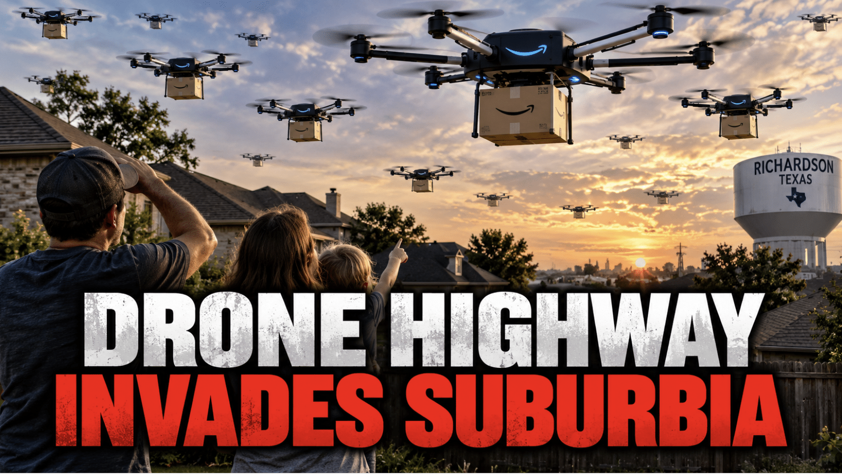Amazon Drones Overwhelm Texas Suburb With Boxes Raining From The Sky