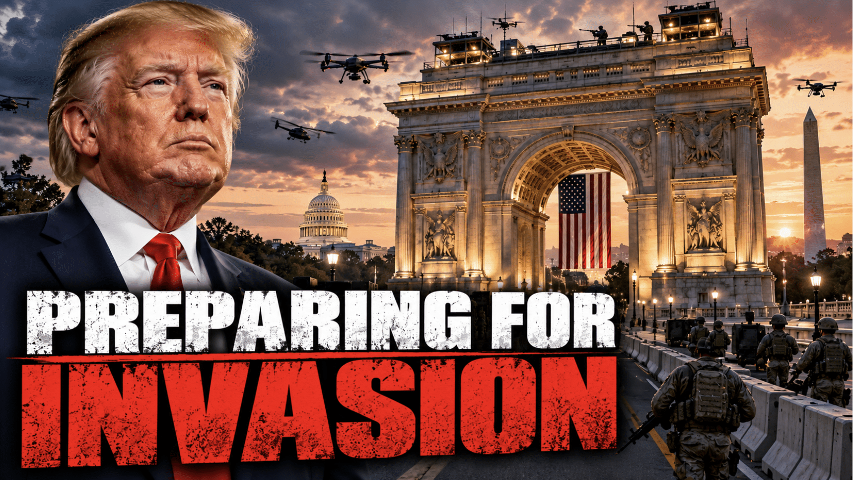 Trump appears to be fortifying DC for an invasion