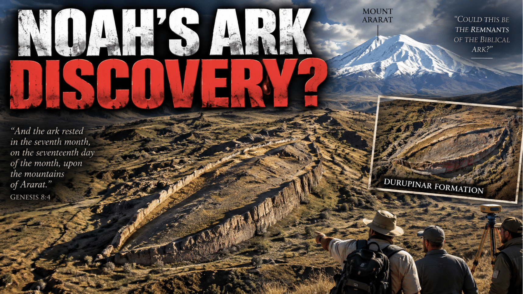 Noah’s Ark resting place claimed to be ‘100% confirmed’ after 4,300 years as astonishing ‘man-made’ structure is detected buried deep underground