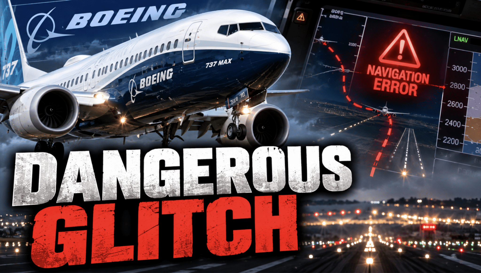 New Boeing 737 MAX Software Glitch Could Disrupt Navigation Posing Safety Risk While Landing