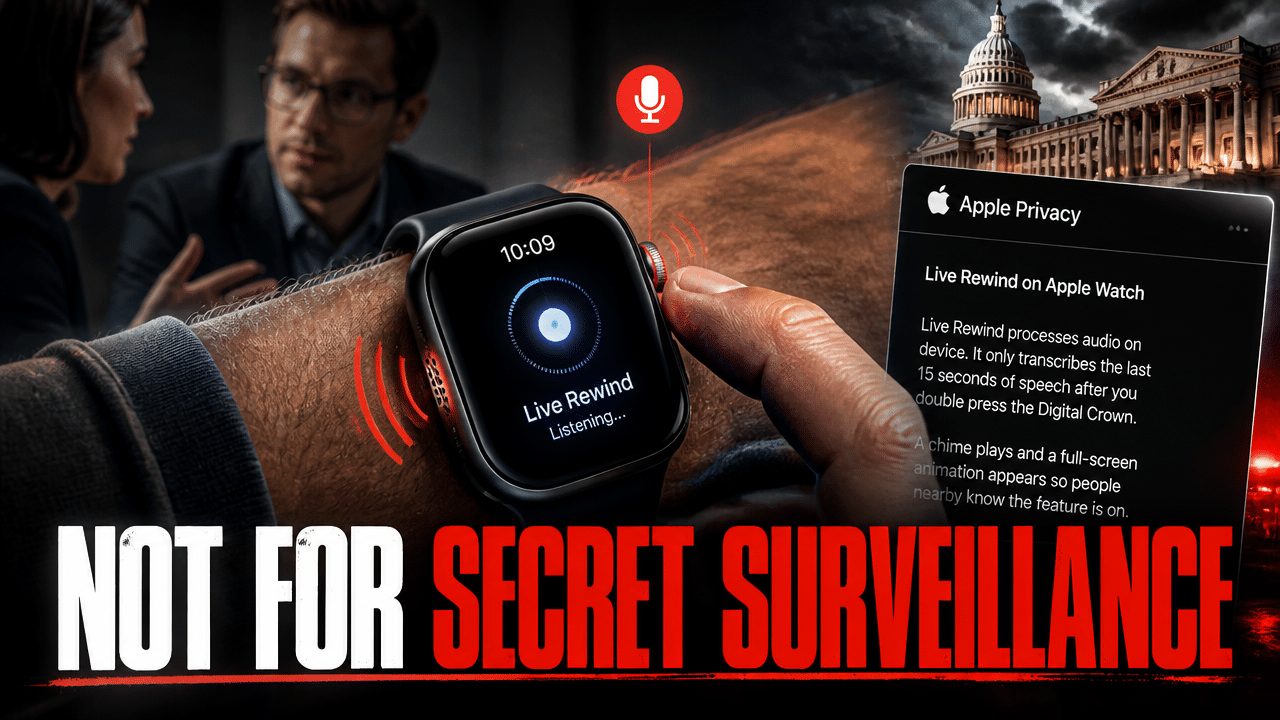 Apple insists the new Apple Watch cannot be used for secret surveillance