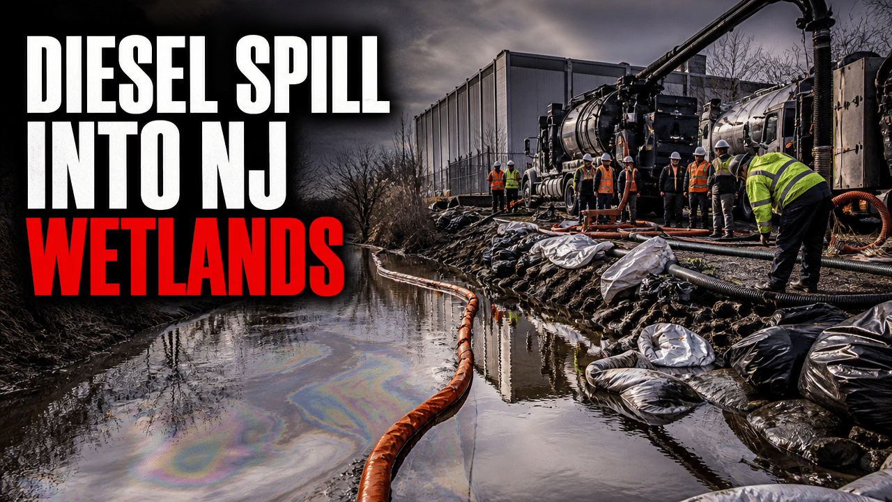 Data center disaster as 5,000 gallons of diesel spill into New Jersey wetlands