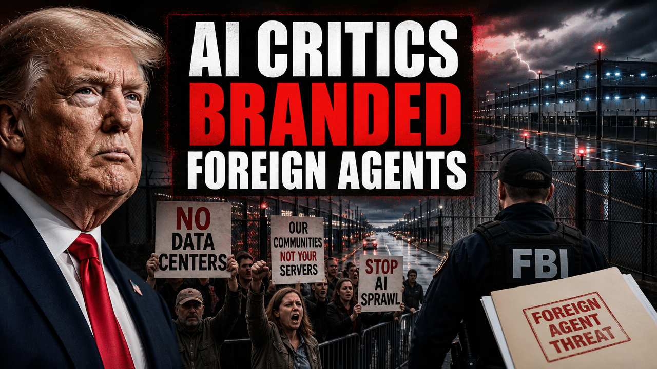 Federal Officials Brand AI Critics as Foreign Agents