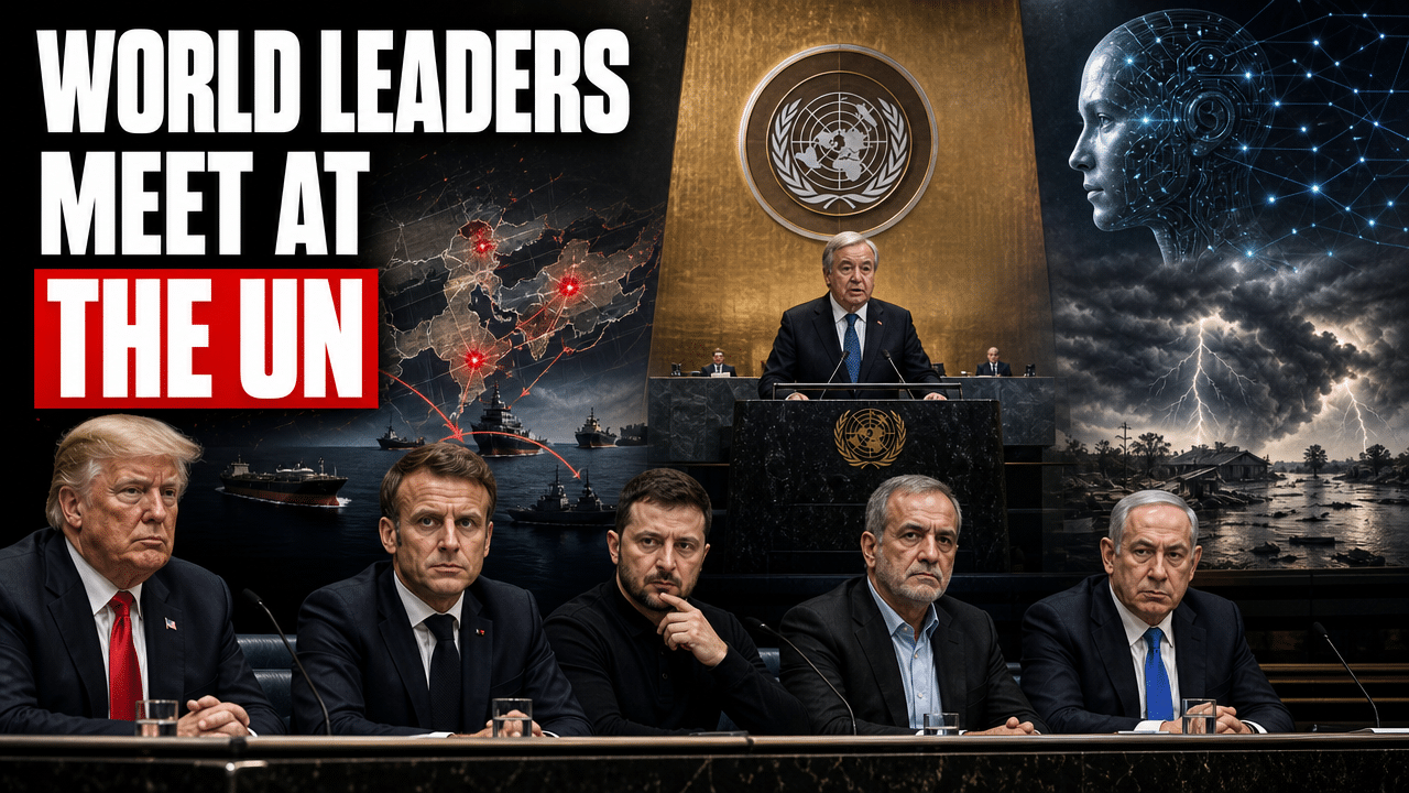 Wars, runaway AI and climate shocks take center stage as world leaders meet at UN