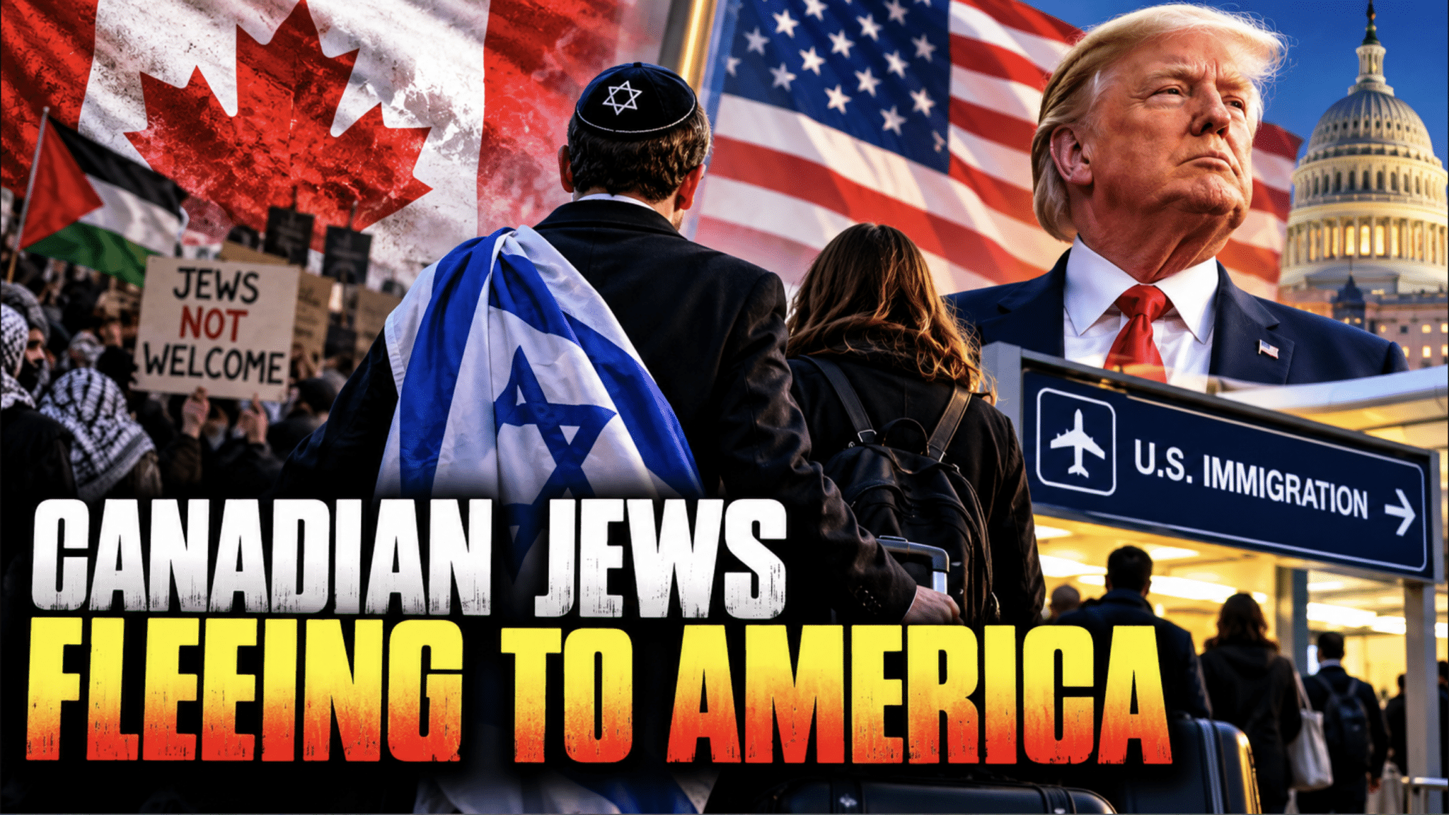 Canadian Jews considering immigration to US under Trump amid increasing fear of antisemitism