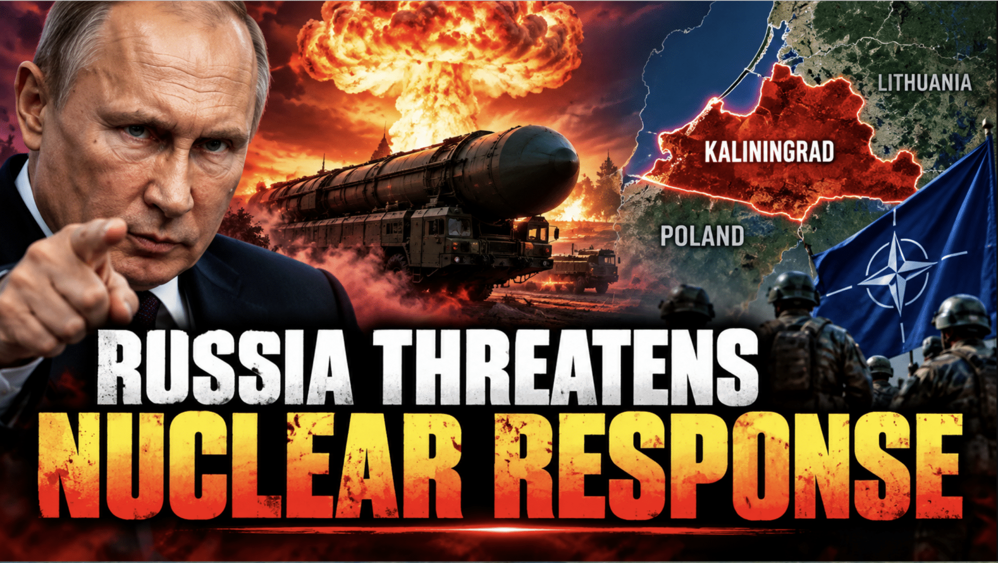 Moscow threatens nuclear response over tiny fortress wedged between US allies as clash fears grow