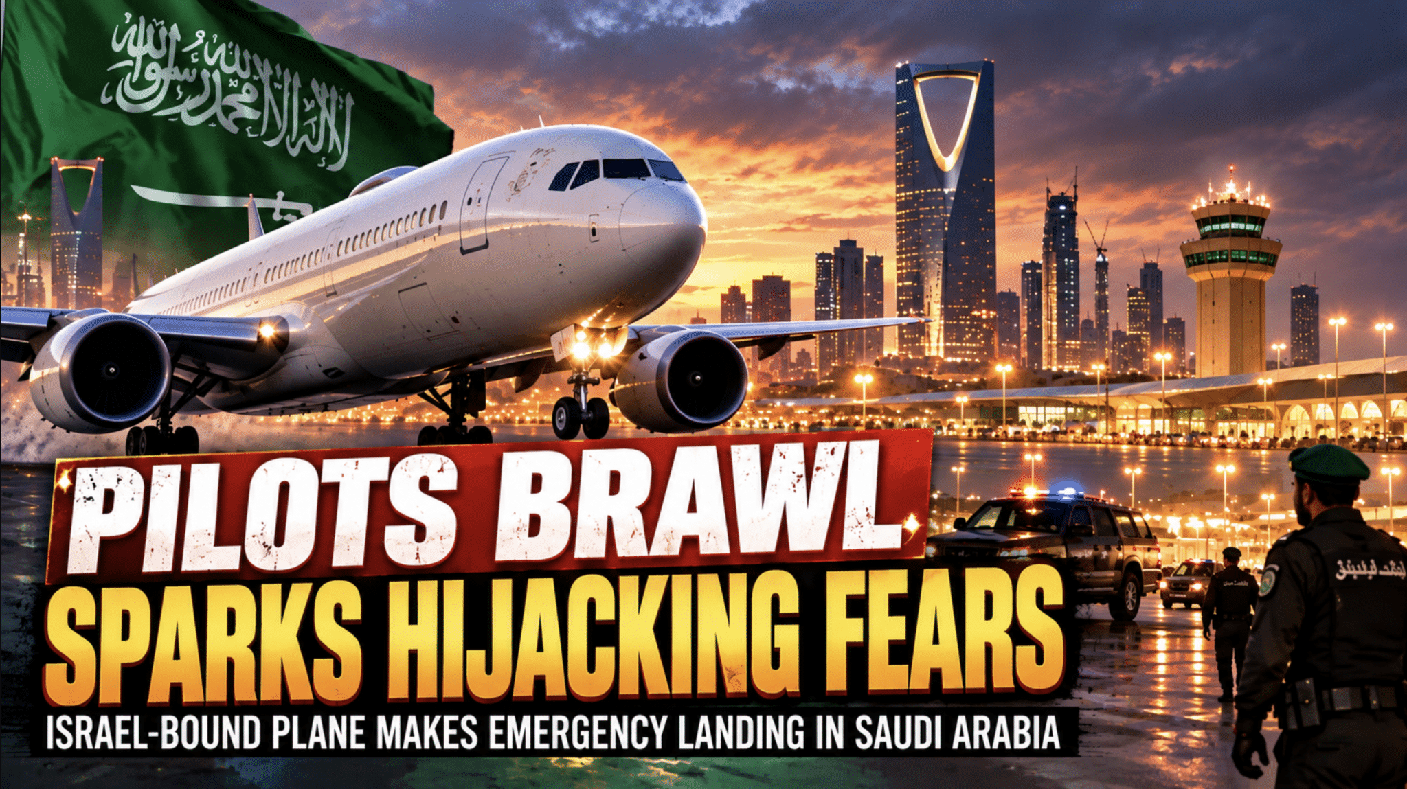Israel-bound plane pilot stabbed by co-pilot, causing jet to plunge 18K feet