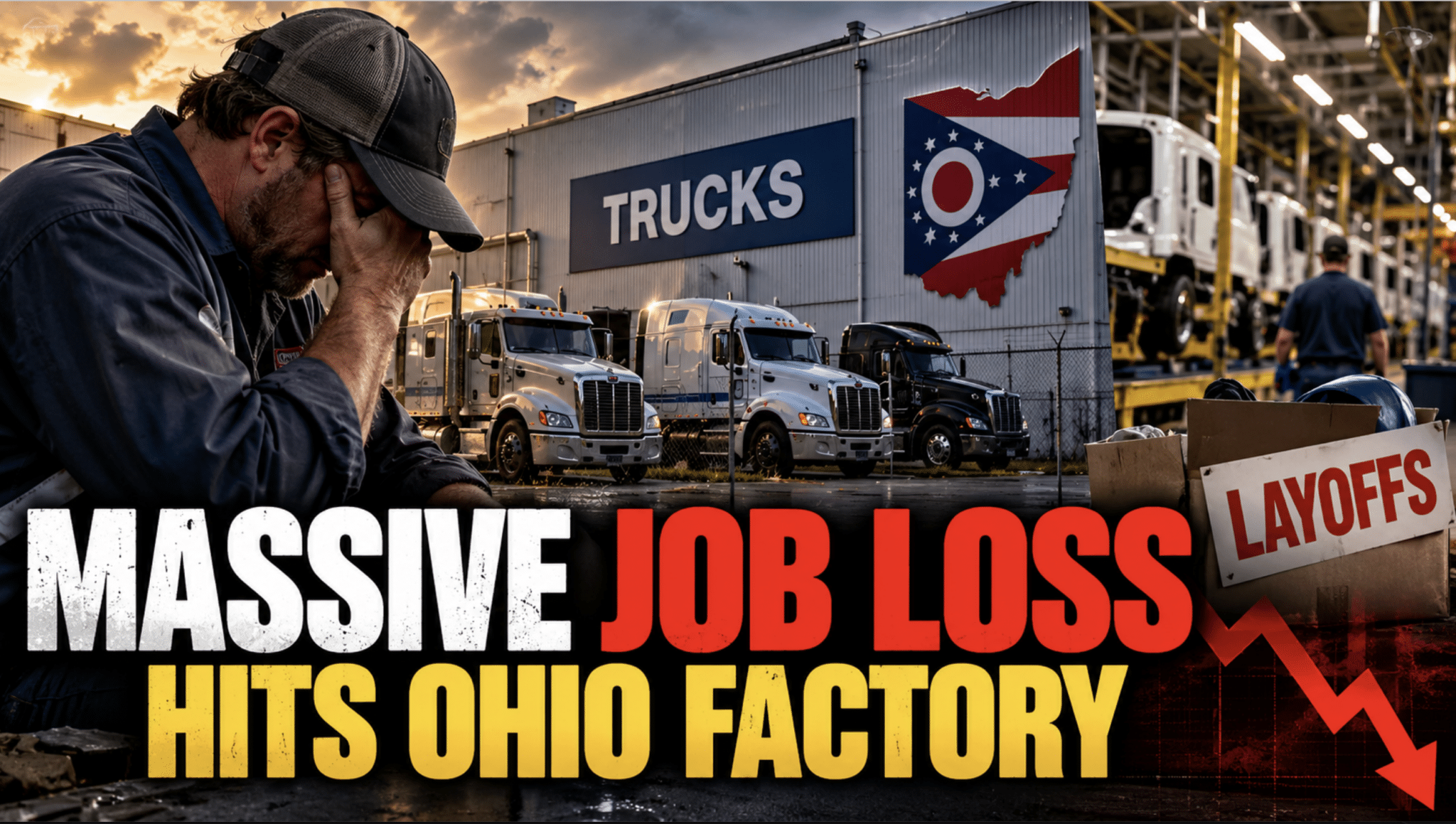 Nearly 1,400 laid off at truck factory in Ohio