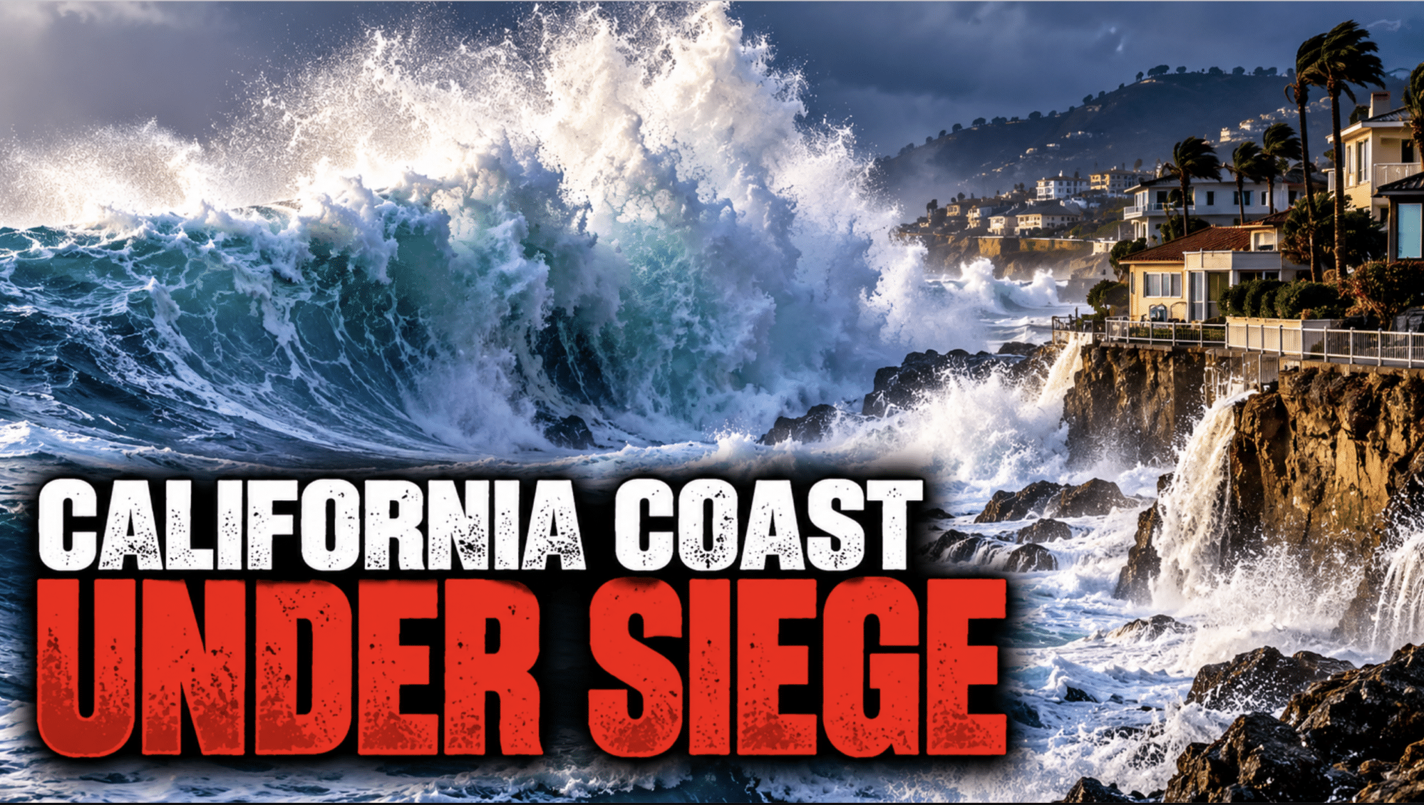 Freak ocean phenomenon takes hold of California coast with seas surging