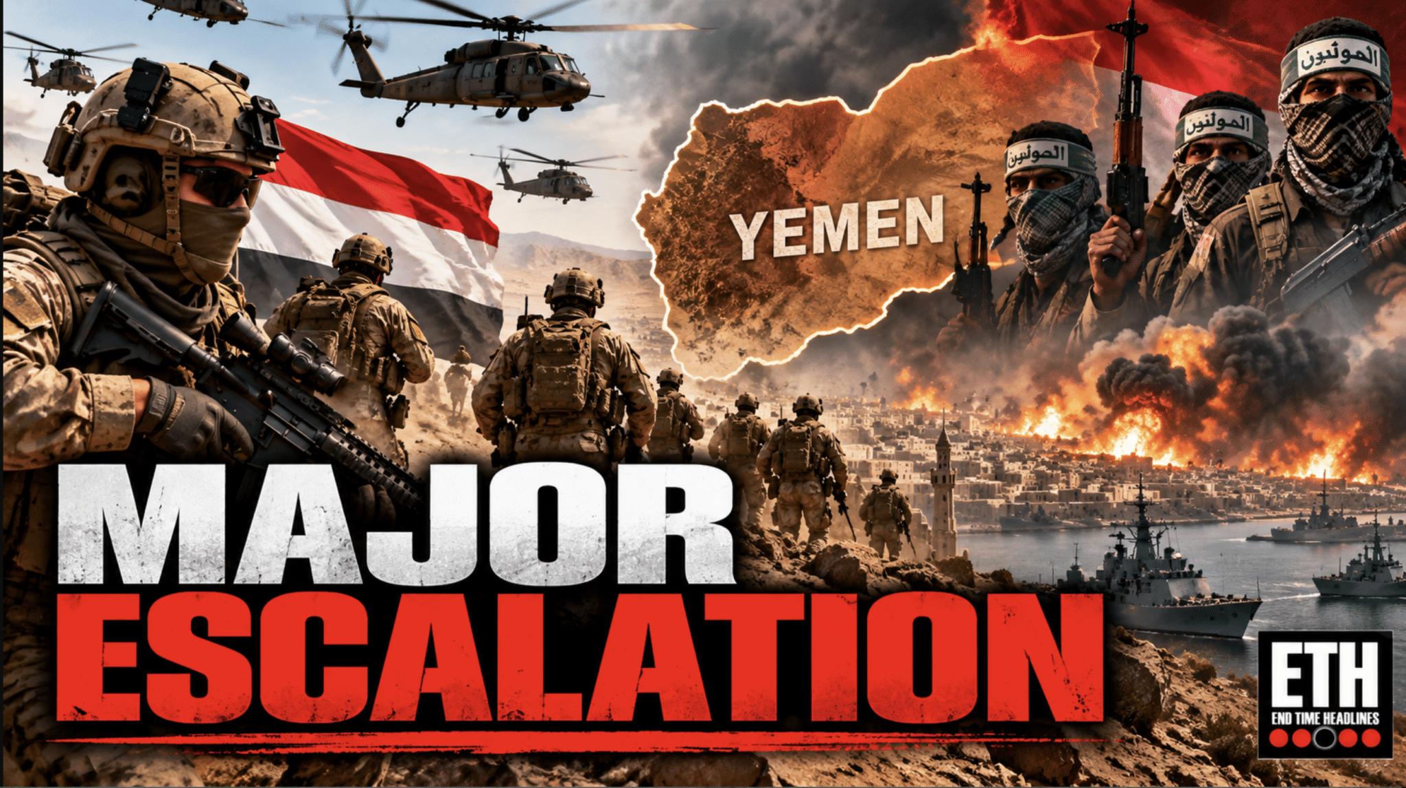 New Military Operation Involving 100,000 Soldiers Launched To Wipe Out The Houthis And Take Back Control Of Yemen