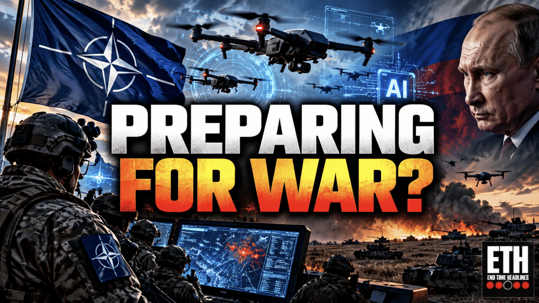 NATO Drafts Plan to Defeat Russian Attack With Drones and AI