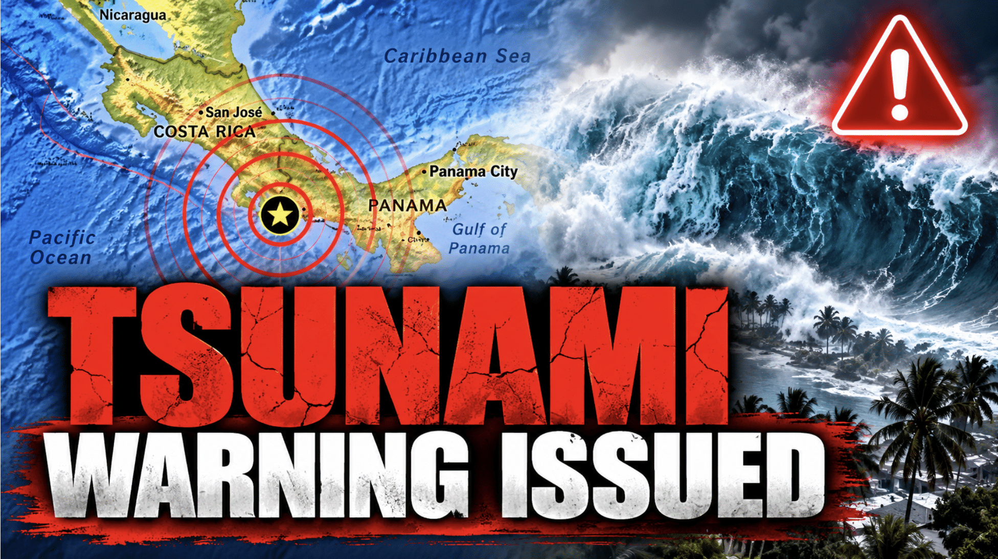 Powerful 7.7 earthquake strikes Panama triggering tsunami threat